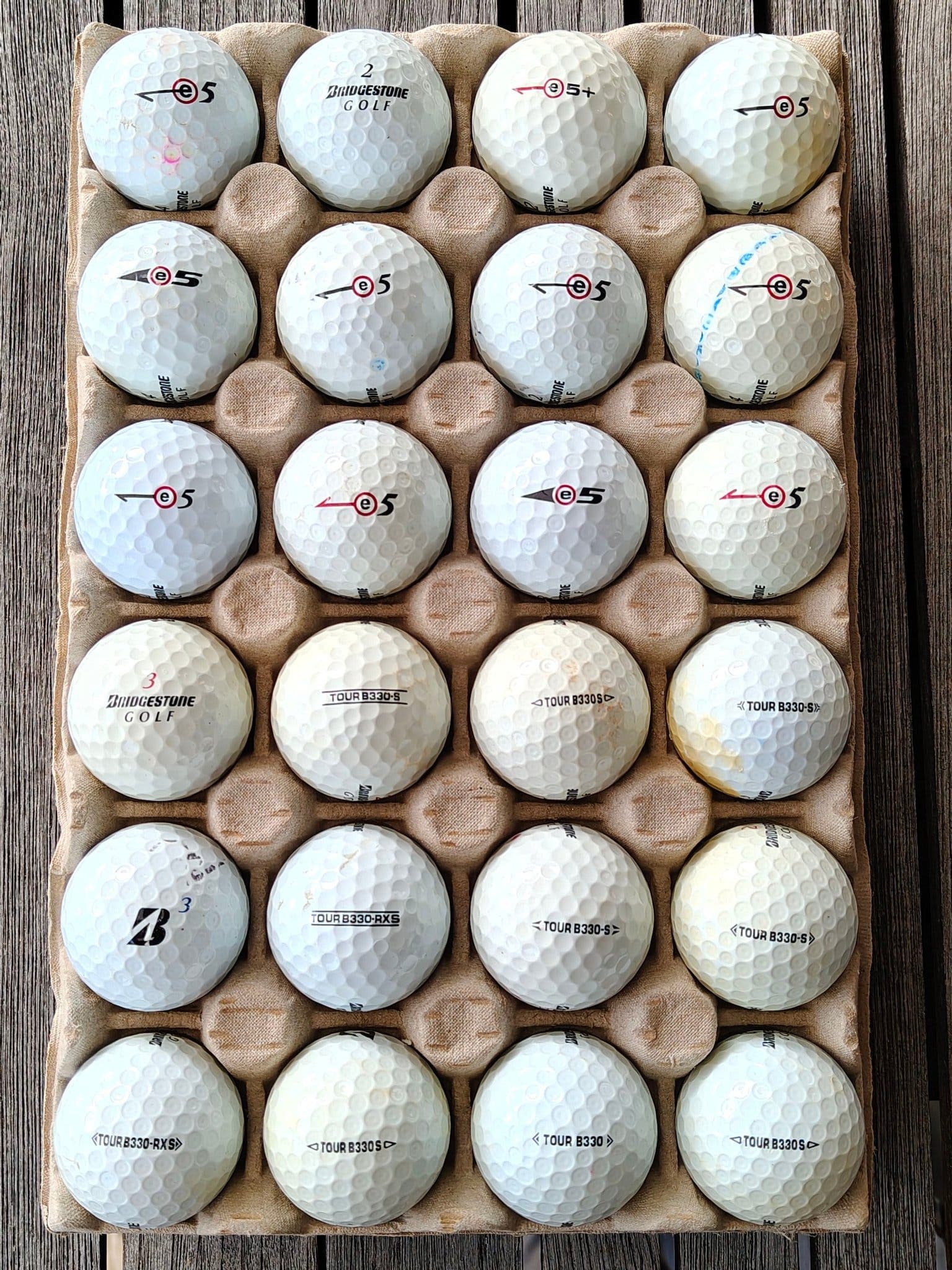 24 st Bridgestone E5 Urethane & B330-serien – Extra prisvärda urethanbollar!