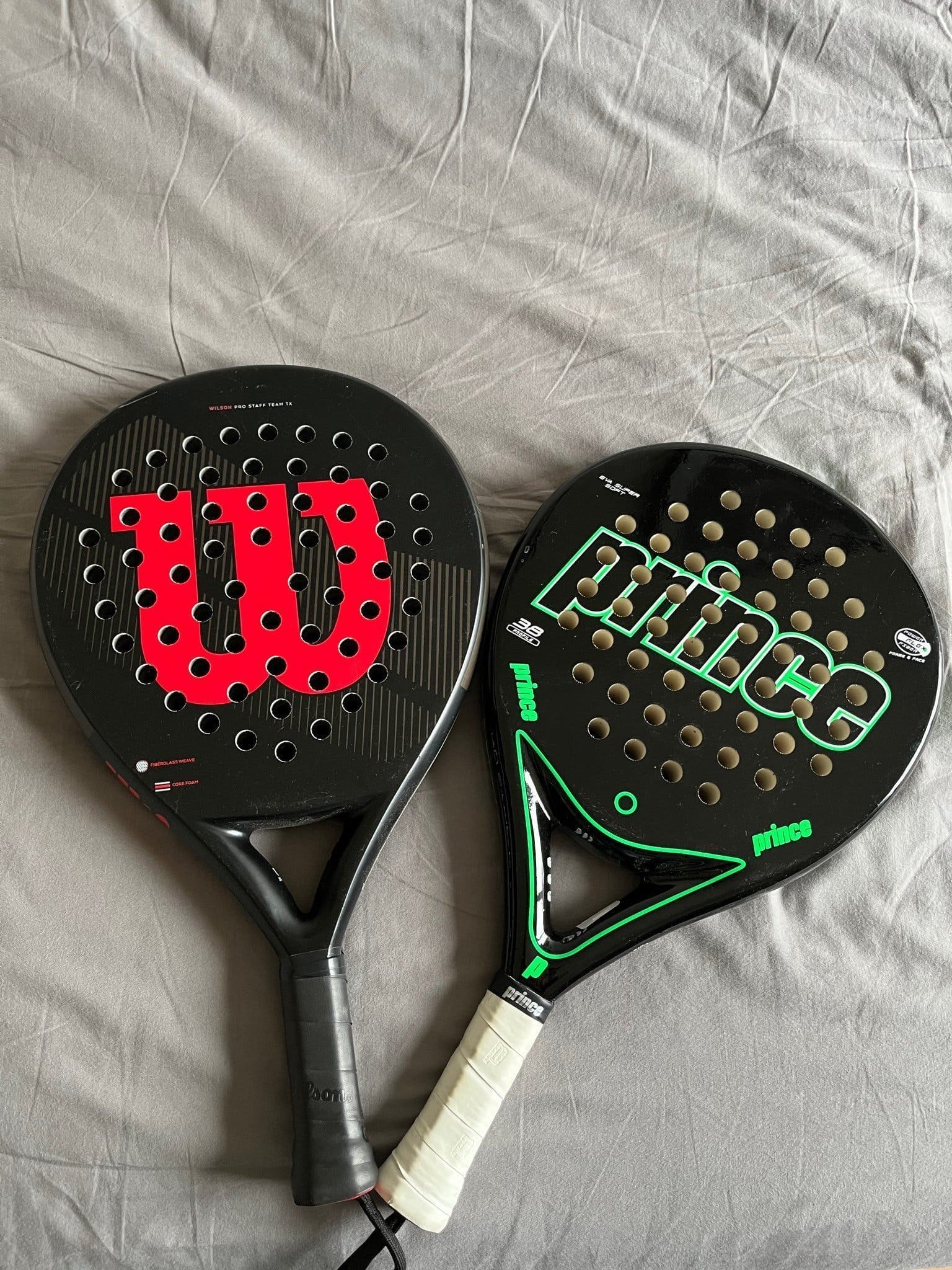 2st Padelracketar: Wilson Pro Staff Team TX och Prince 38 Profile !DUNDER-DEAL!