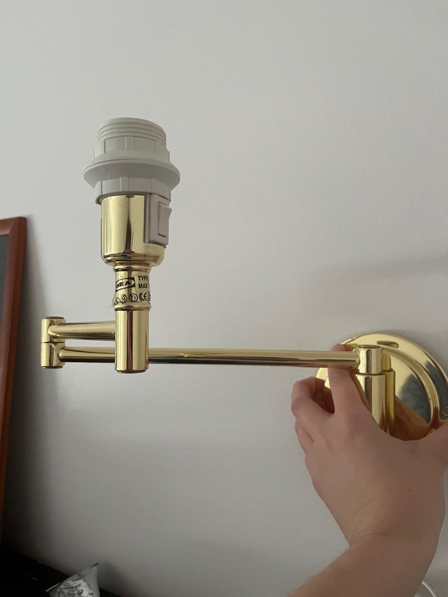 IKEA MALÅ Vägglampa