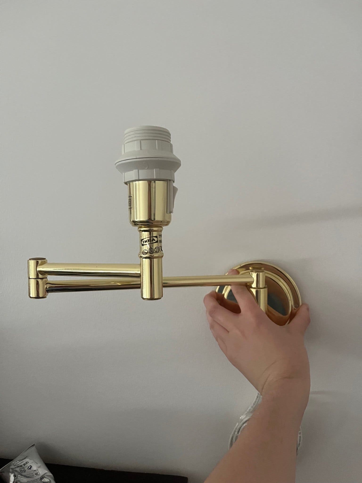IKEA MALÅ Vägglampa