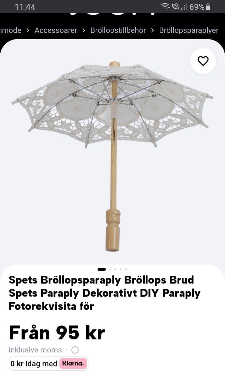"Bröllopsparaply"