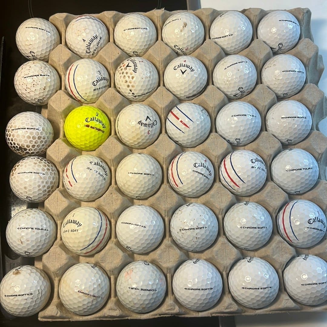 Callaway golfbollar chrome soft o tour samt ERC
