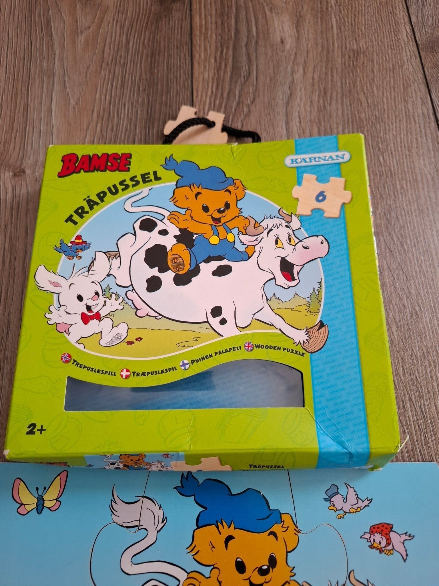 Bamse Träpussel 6bitar
