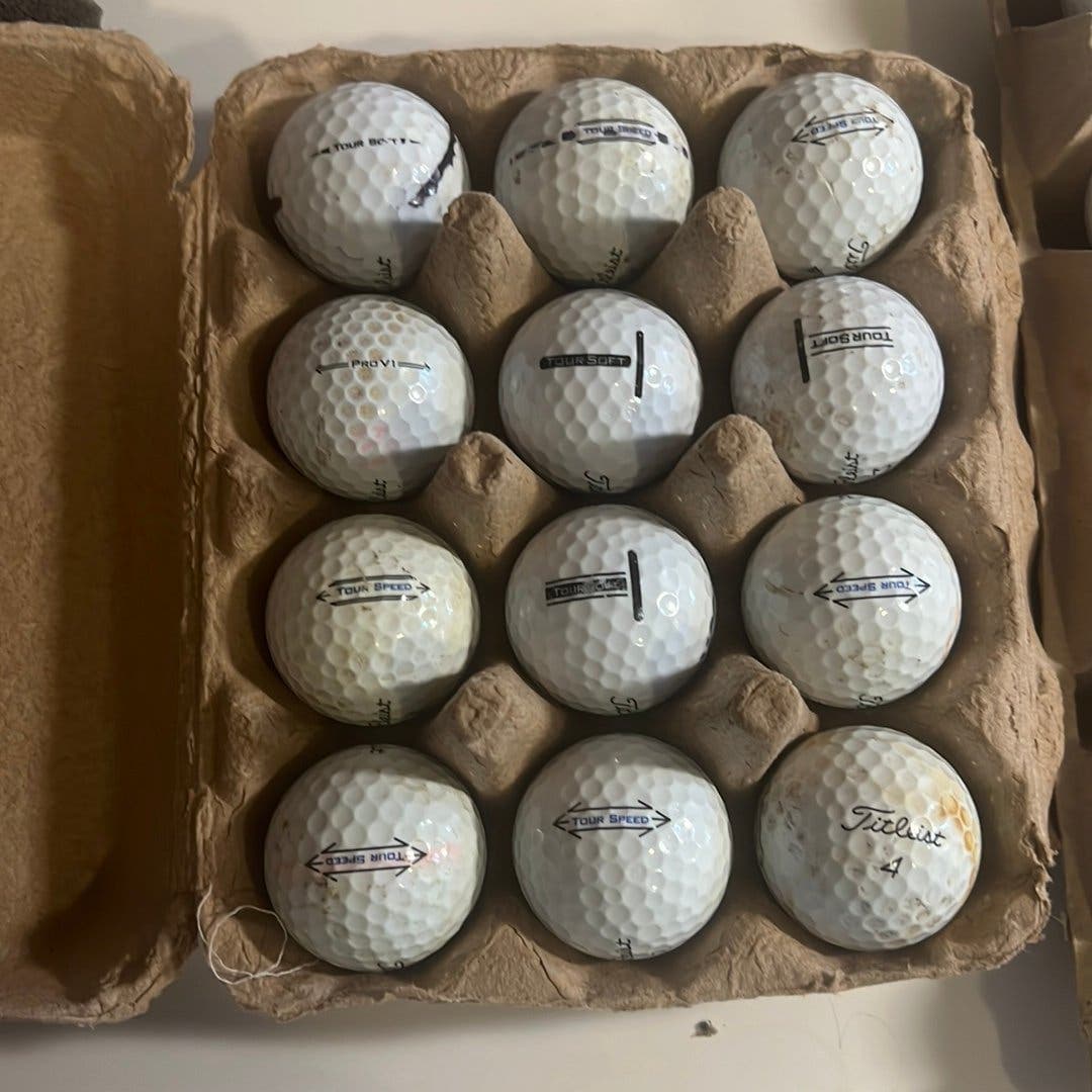 Golfbollar, 36st Titleist tour speed o soft