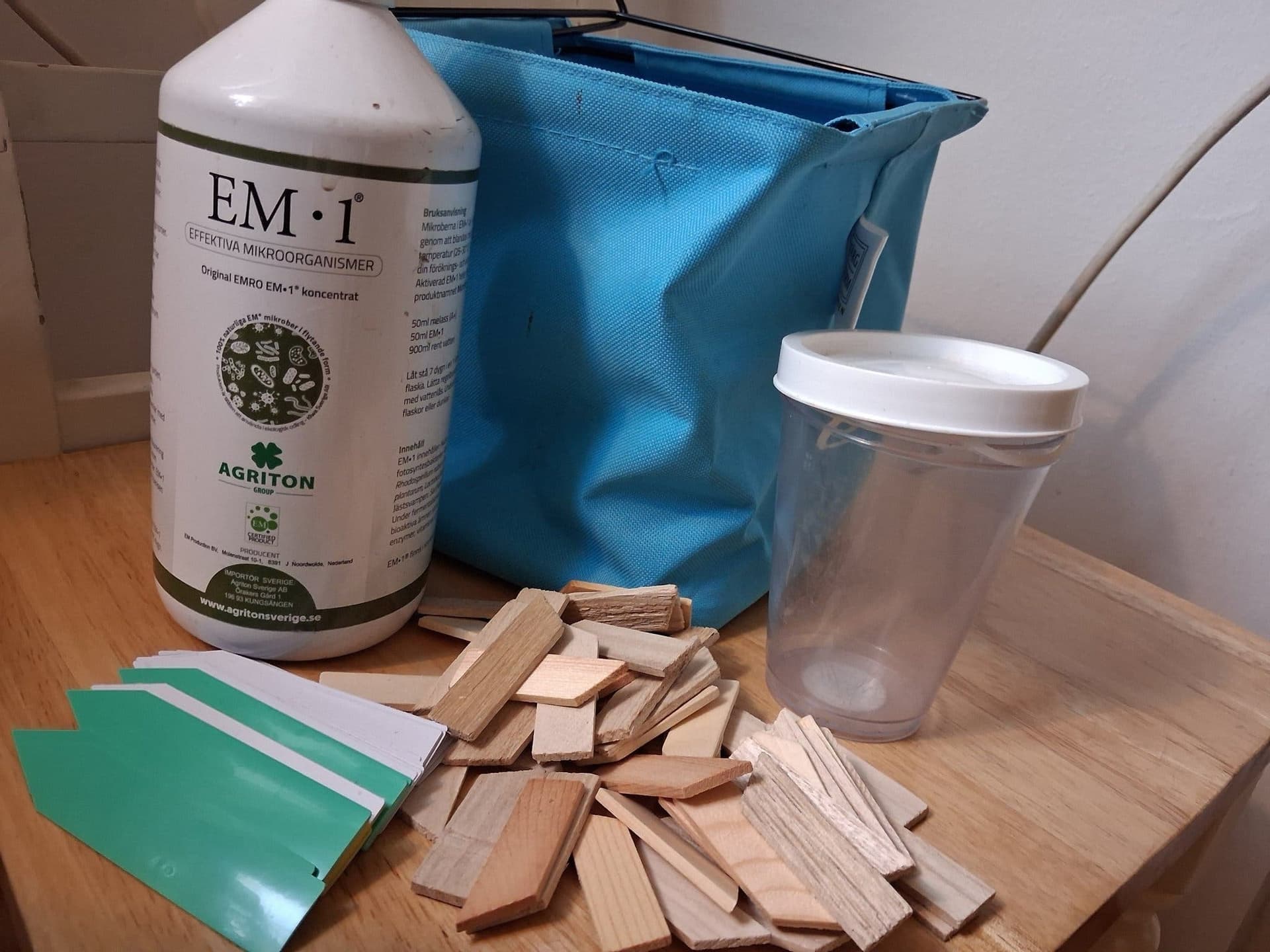 EM-1 Effektiva Mikroorganismer Koncentrat med Tillbehör för Trädgården