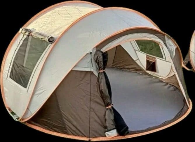 Stort tält 4 personer pop up kast tält