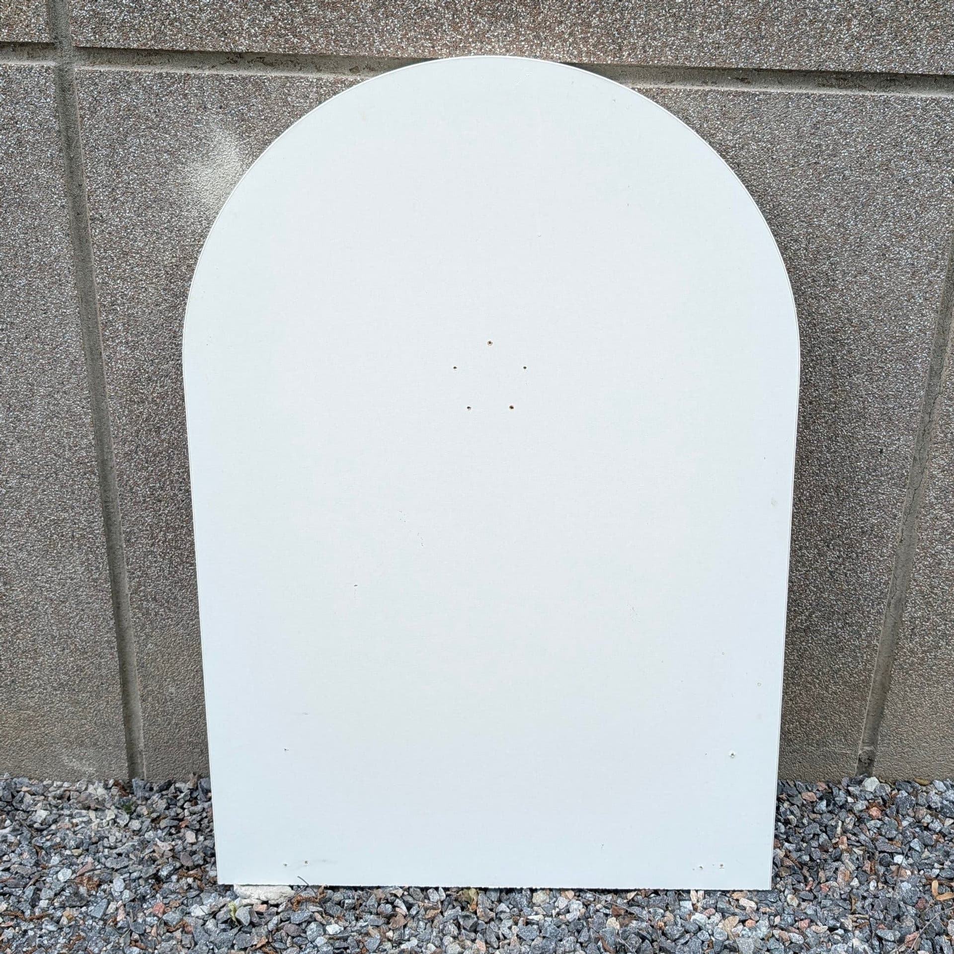 Justerbart matbord/barbord, vitt väggfäst bord med 1 ben