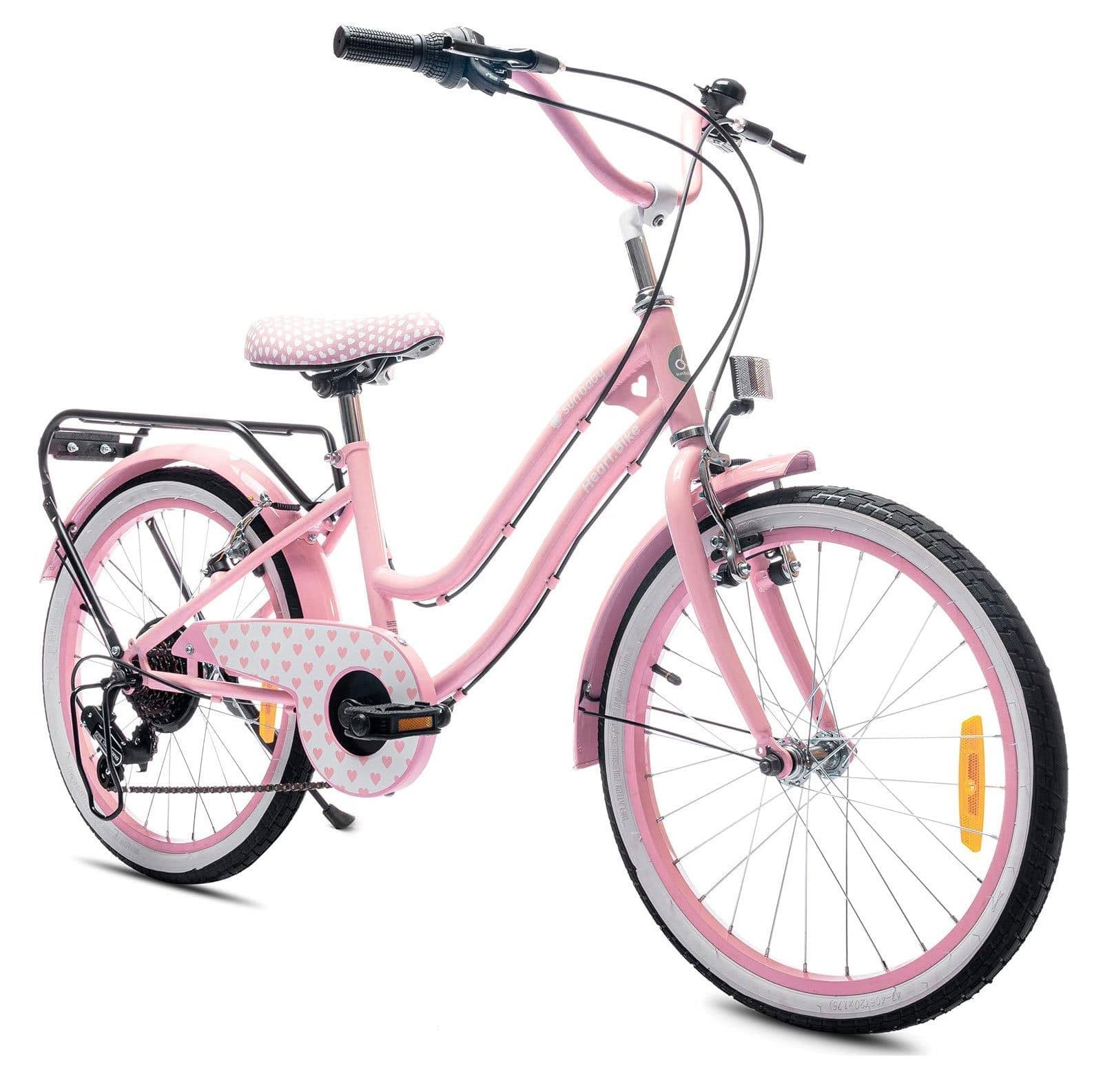 Ny omonterad barncykel – Sun Baby Heart Bike 20" Rosa
