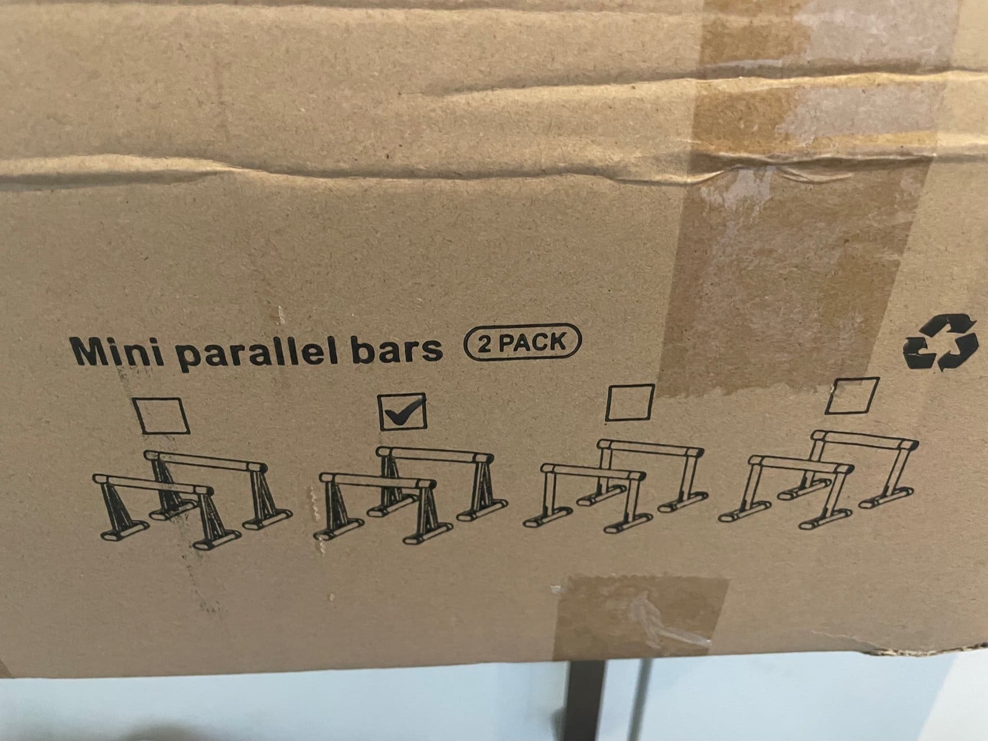 Mini Parallel Bars - 2-pack