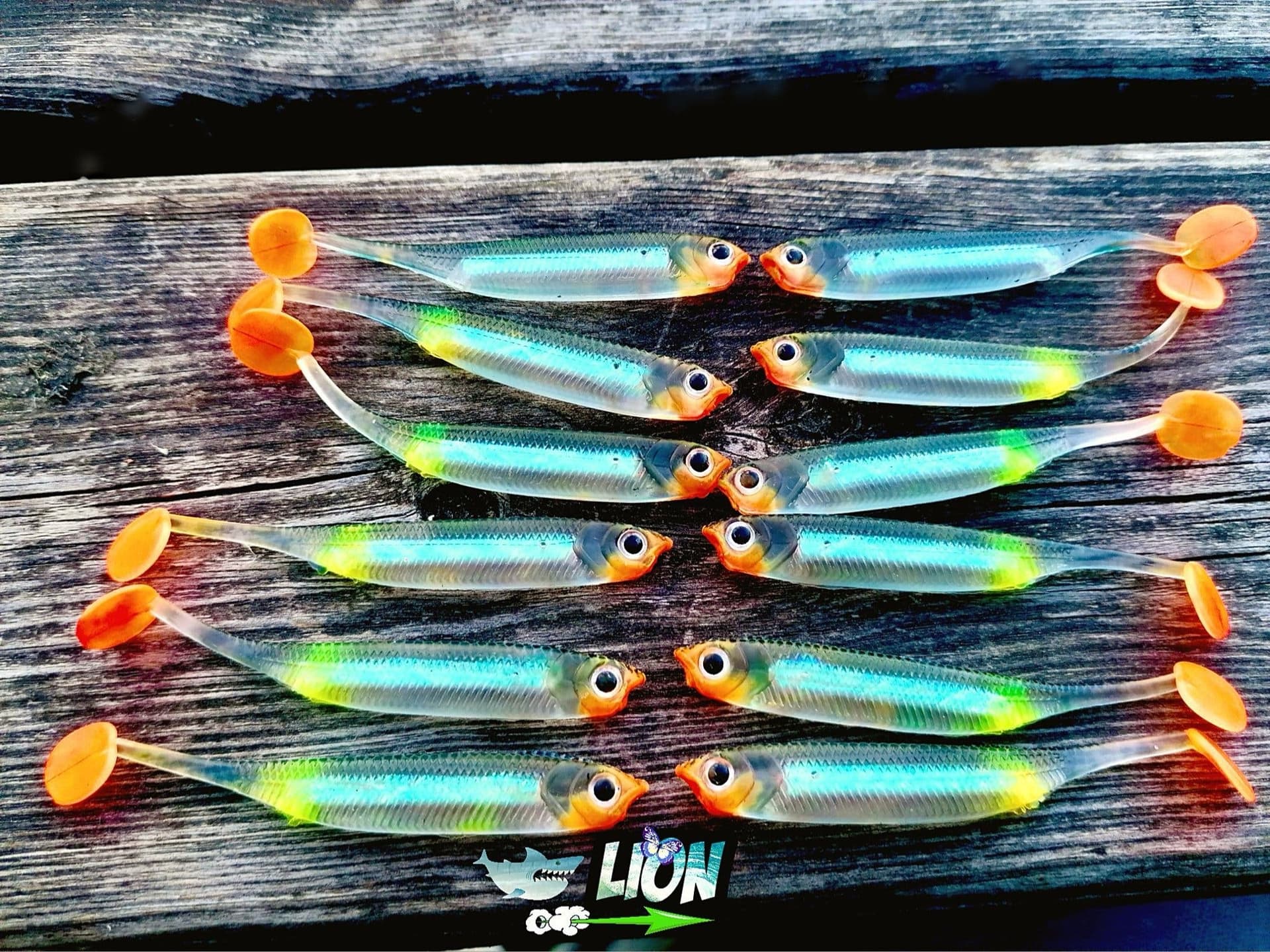 12st nya 7cm tåliga shad jiggar