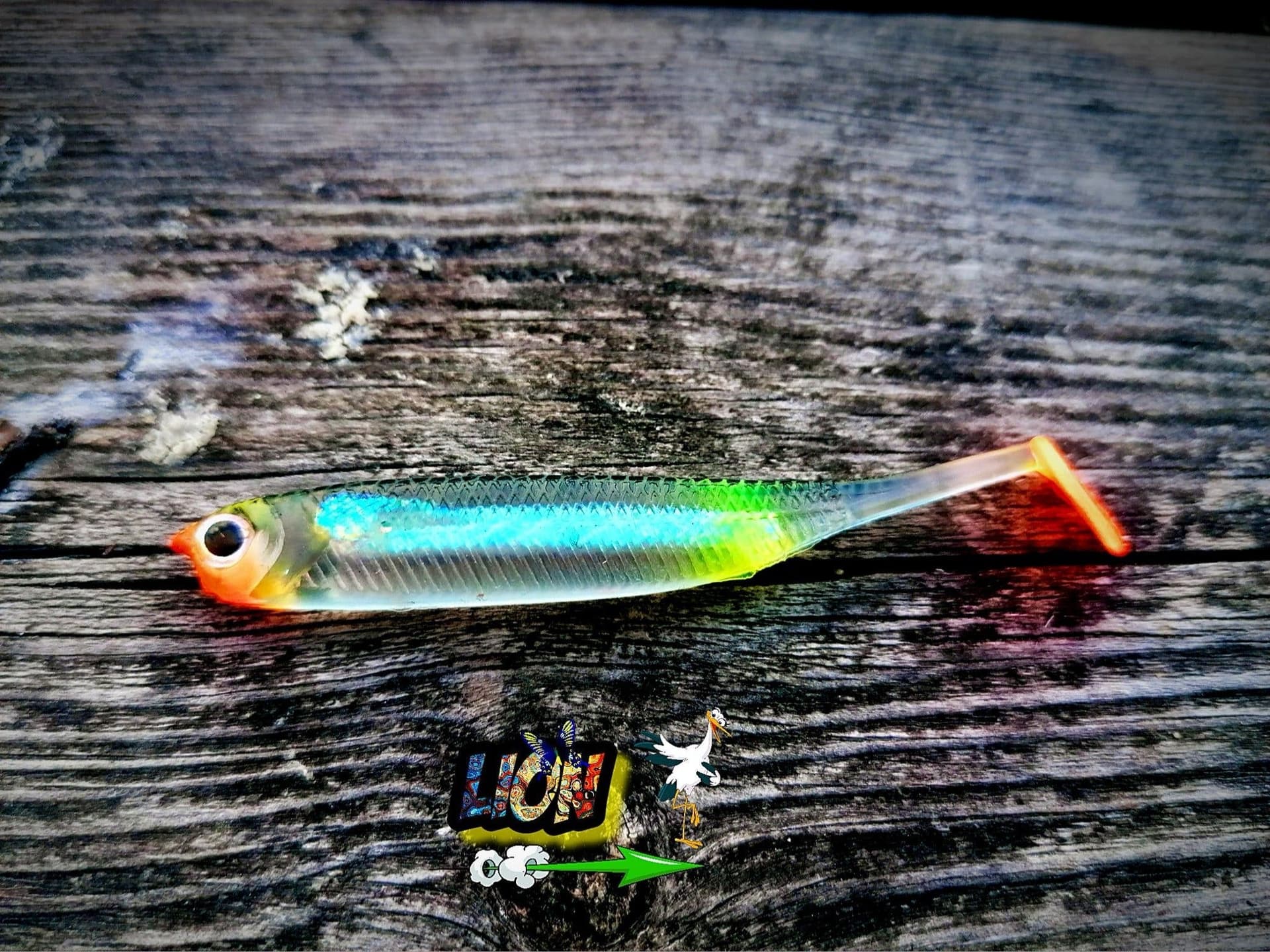 12st nya 7cm tåliga shad jiggar
