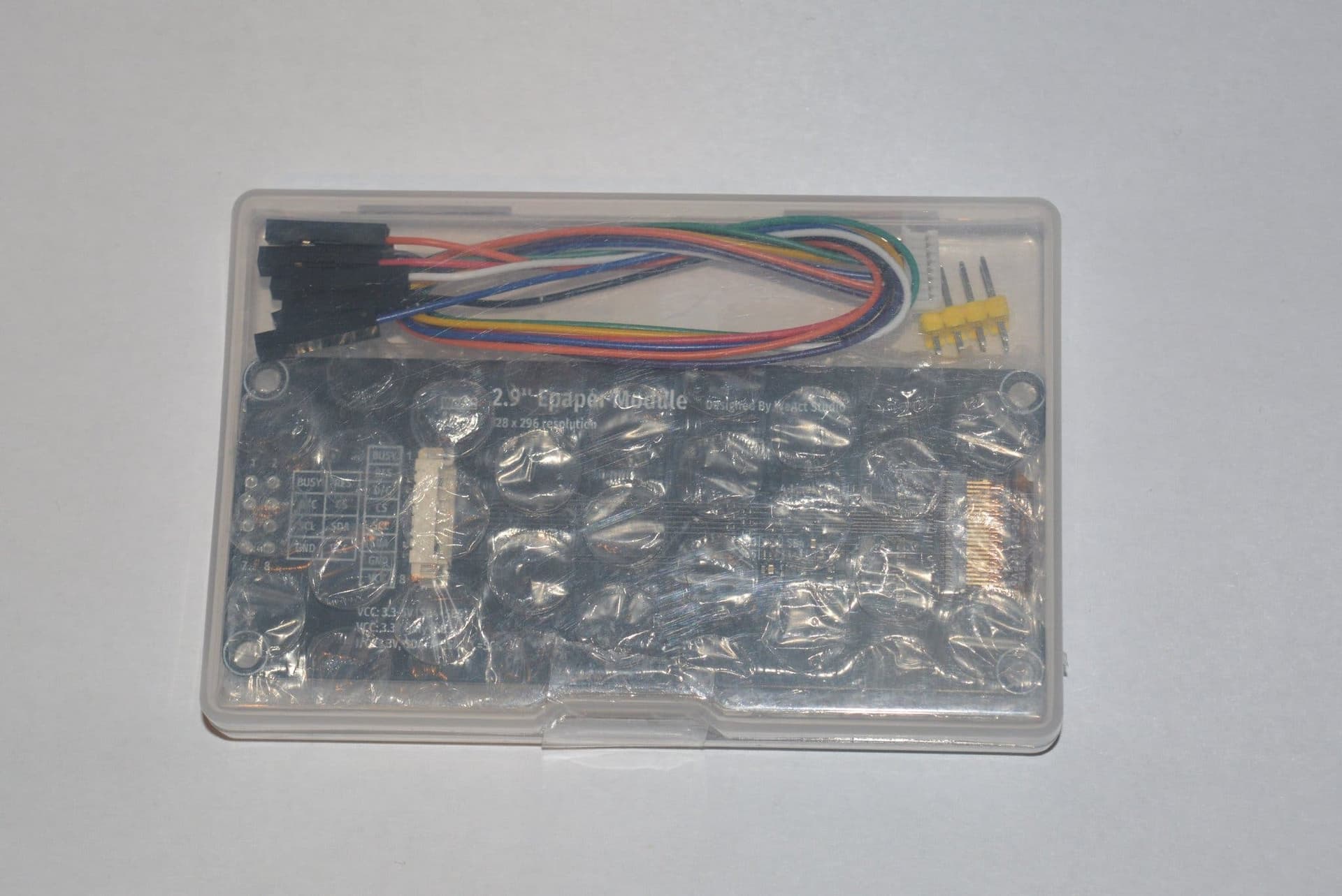 Eink Epaper 2.9" (svart/vit/röd) för utvecklingskort som esp32, esp8266 m.fl.
