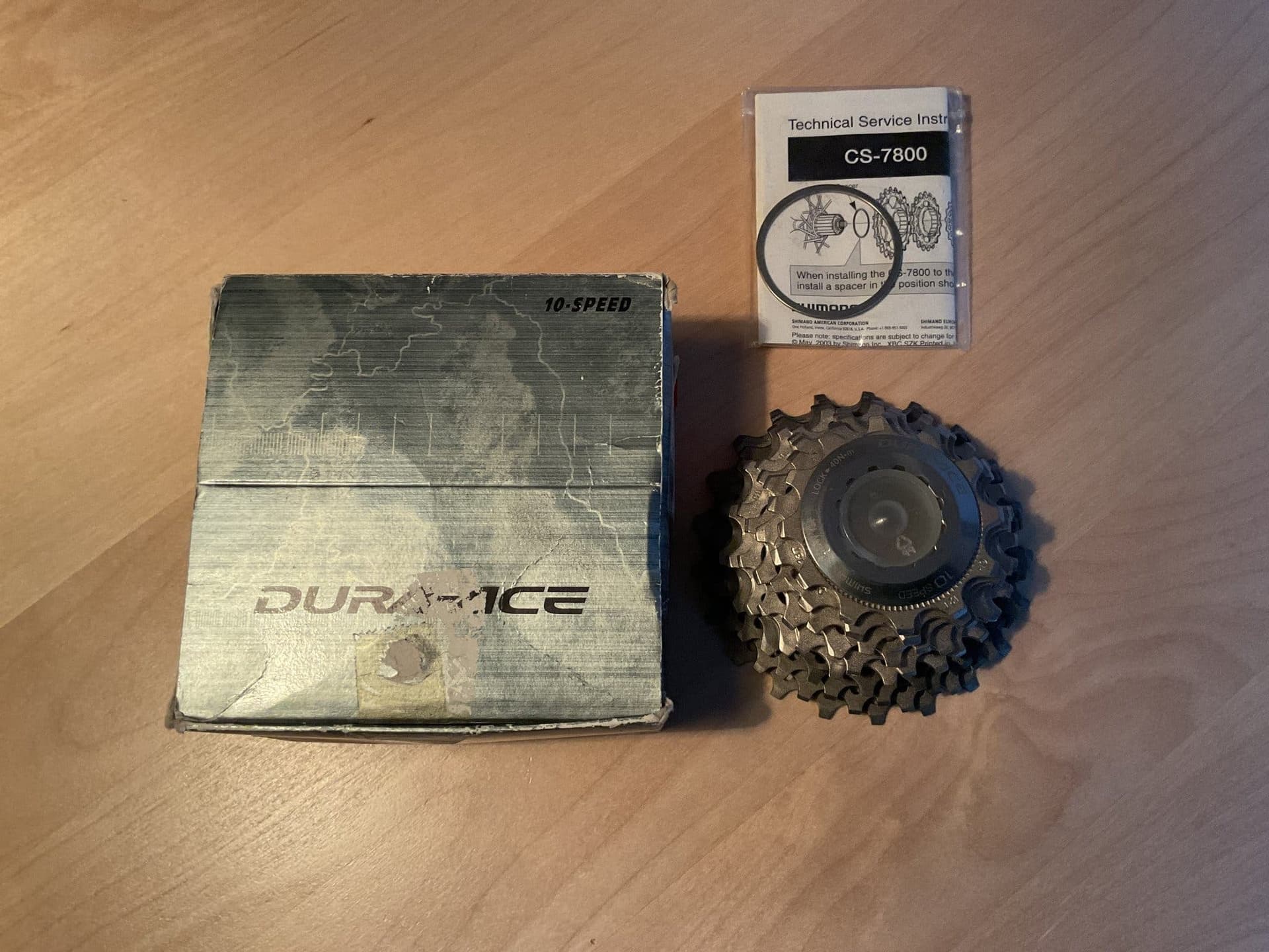 Shimano Dura Ace CS-7800 Kassette 10 speed 12 – 21 T