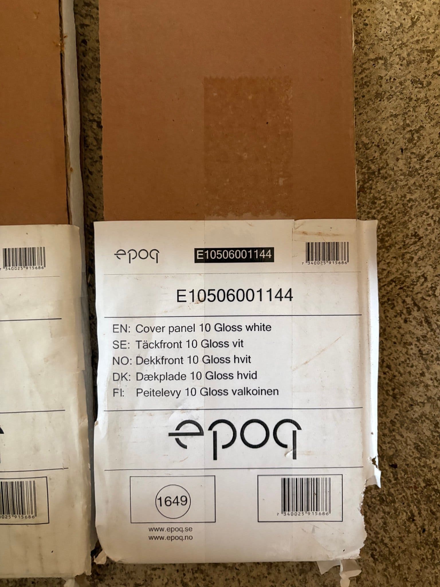 Epoc Täckfront 10 Gloss vit