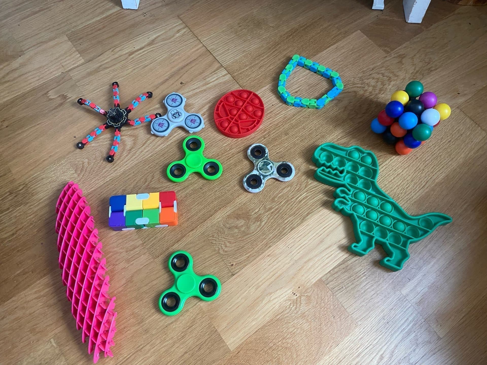 Fidgetleksaker, 12 delar