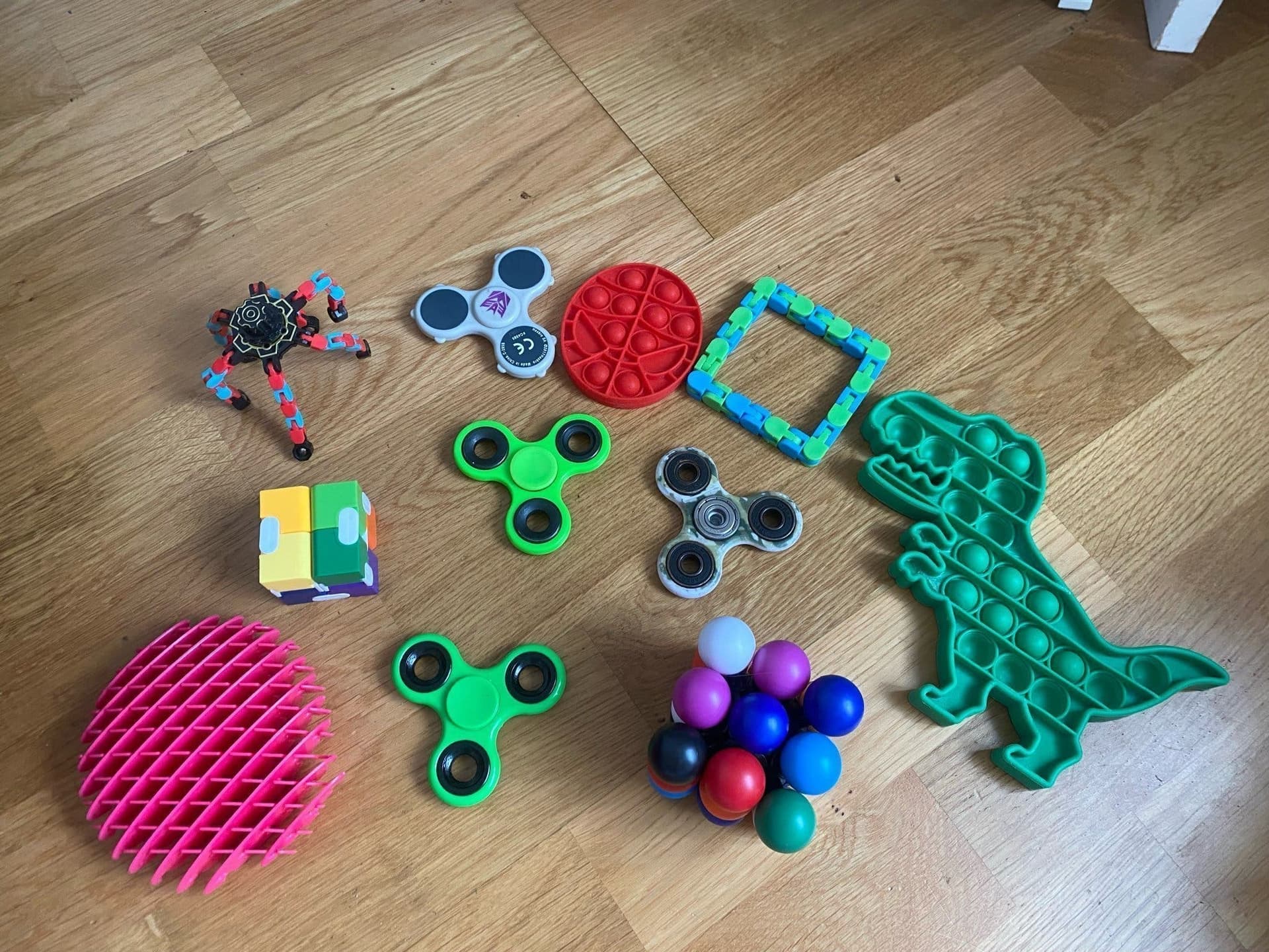 Fidgetleksaker, 12 delar