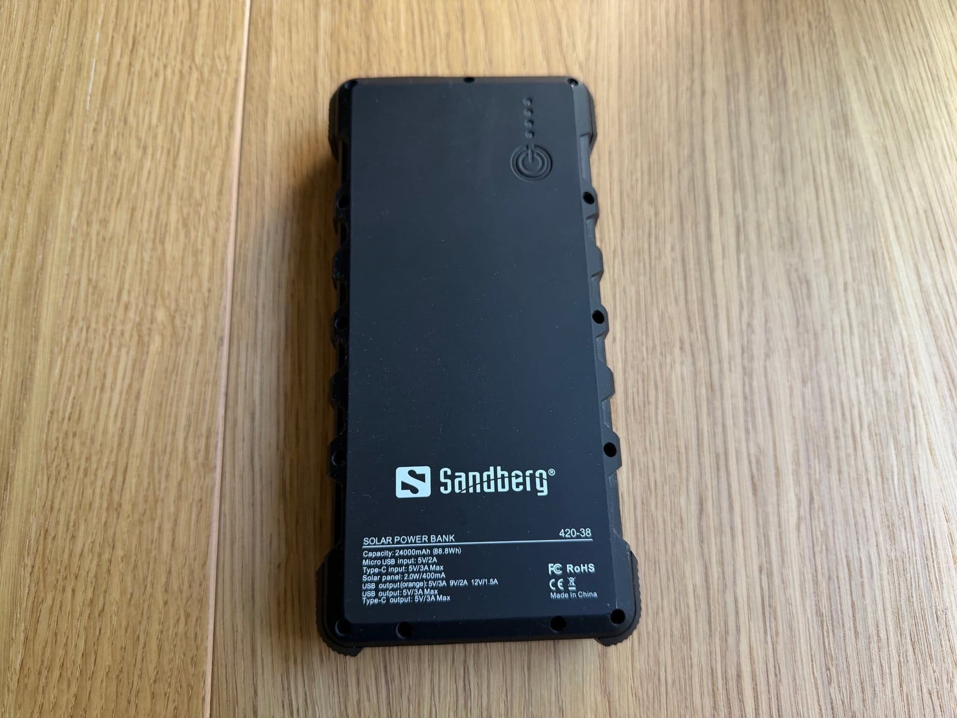 Sandberg Outdoor Solar Powerbank 24000