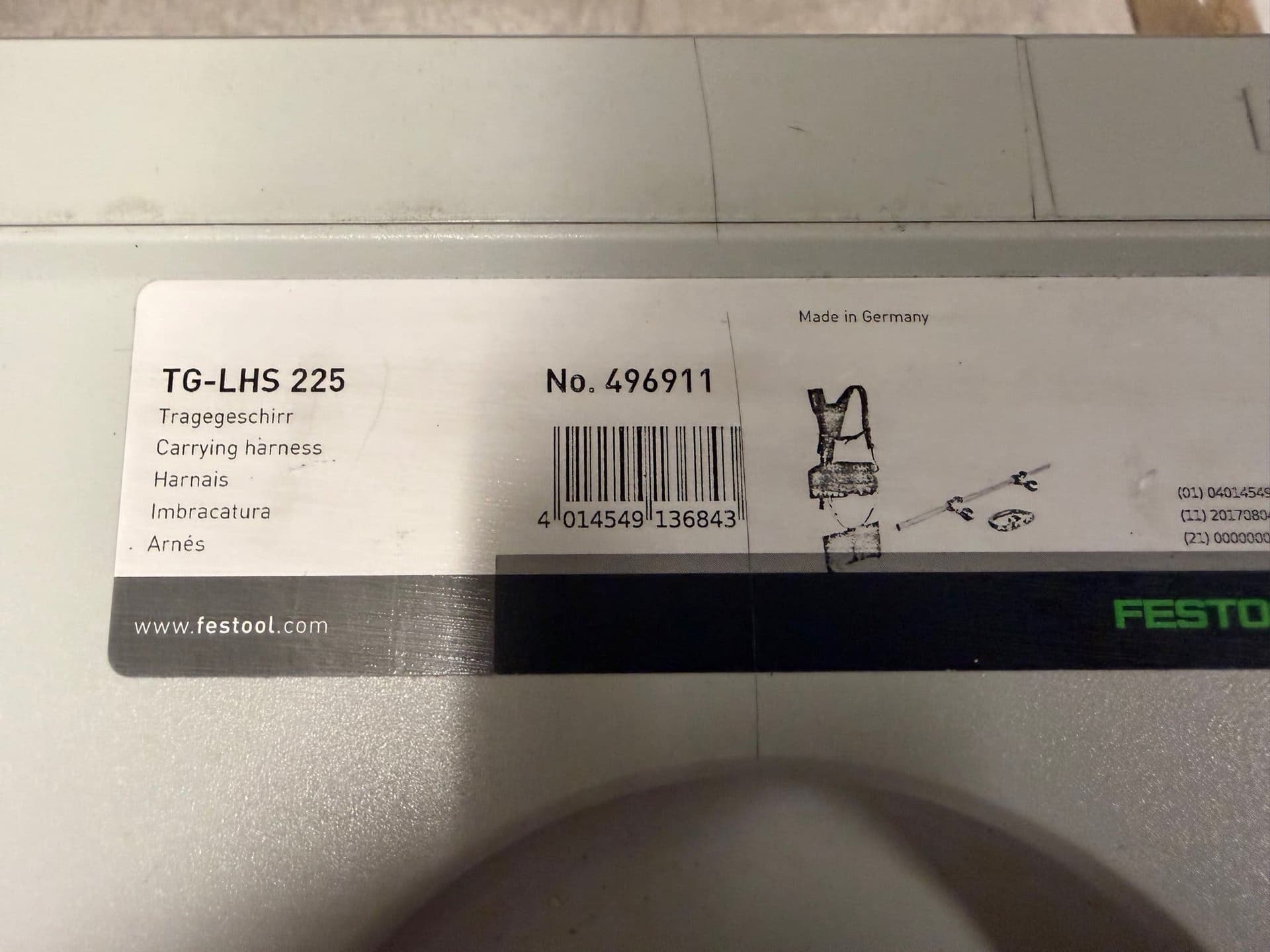 Festool TG-LHS 225 bärsele