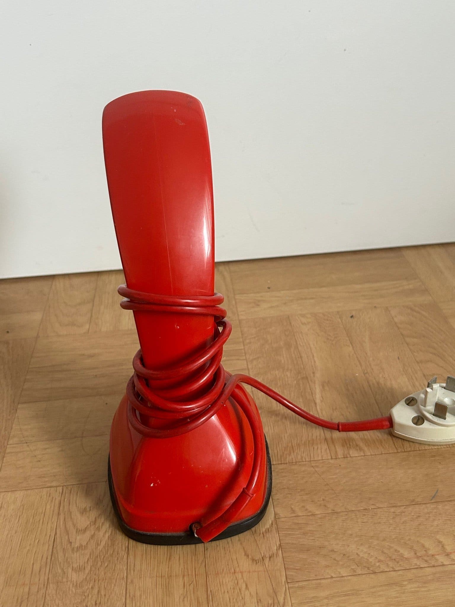 Vintage Röd Ericofon Cobra telefon, Teeverket, L.M. Ericsson