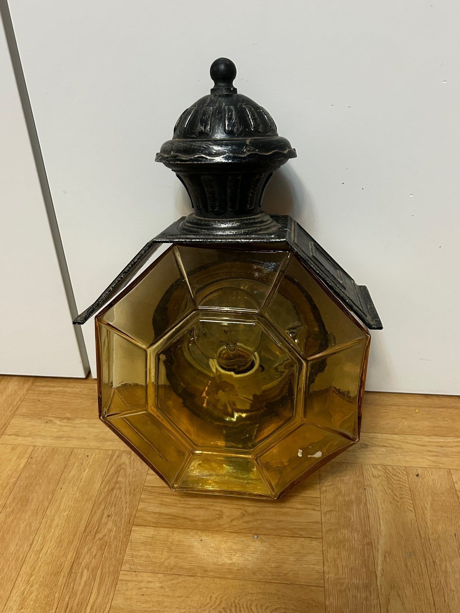 Gammal PRL-lampa, vägglampa, Vintage lampan