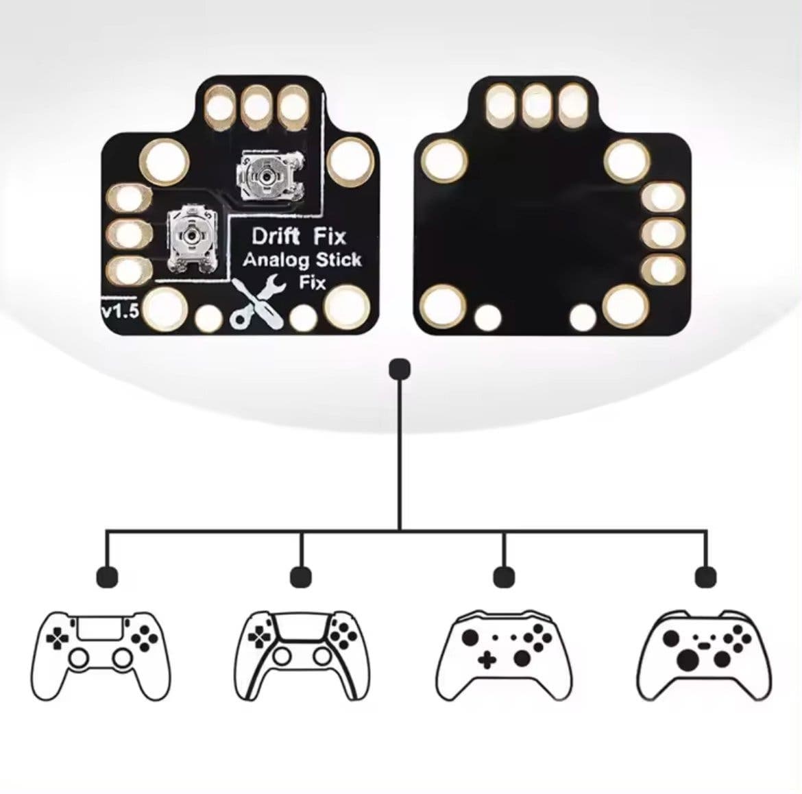 Stick Drift Fix Kit - Multi-Compatible PS/Xbox/Nintendo (10-Pack)