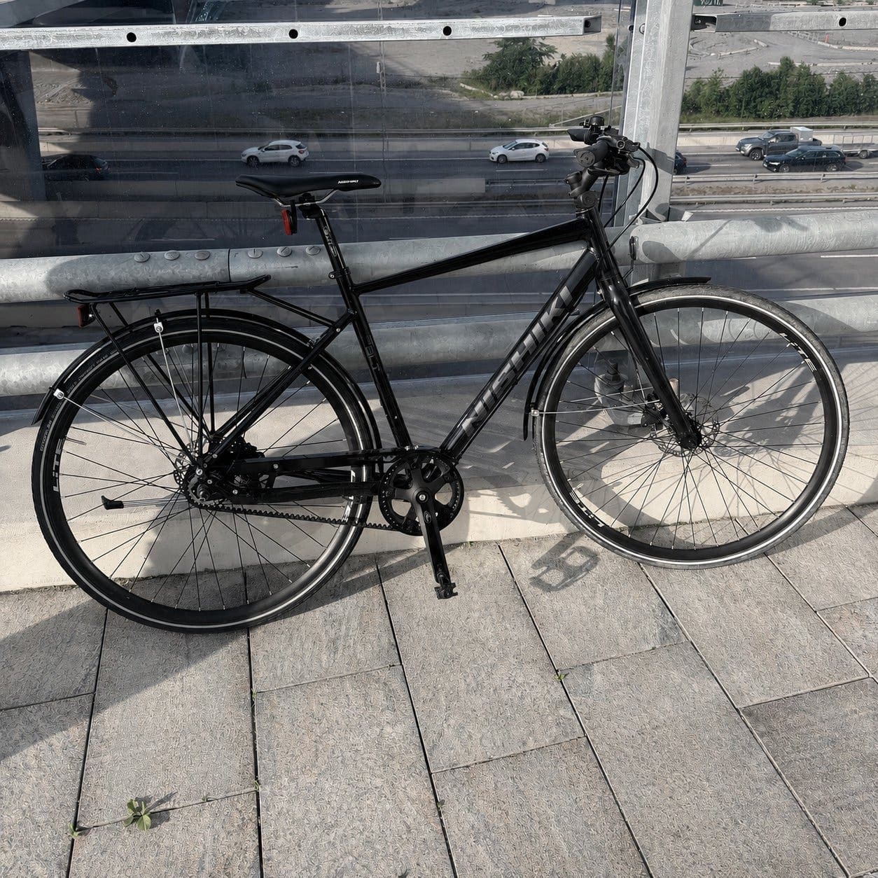 Nishiki Pro BLT – Gates remdrift, Shimano Nexus 8, skivbromsar