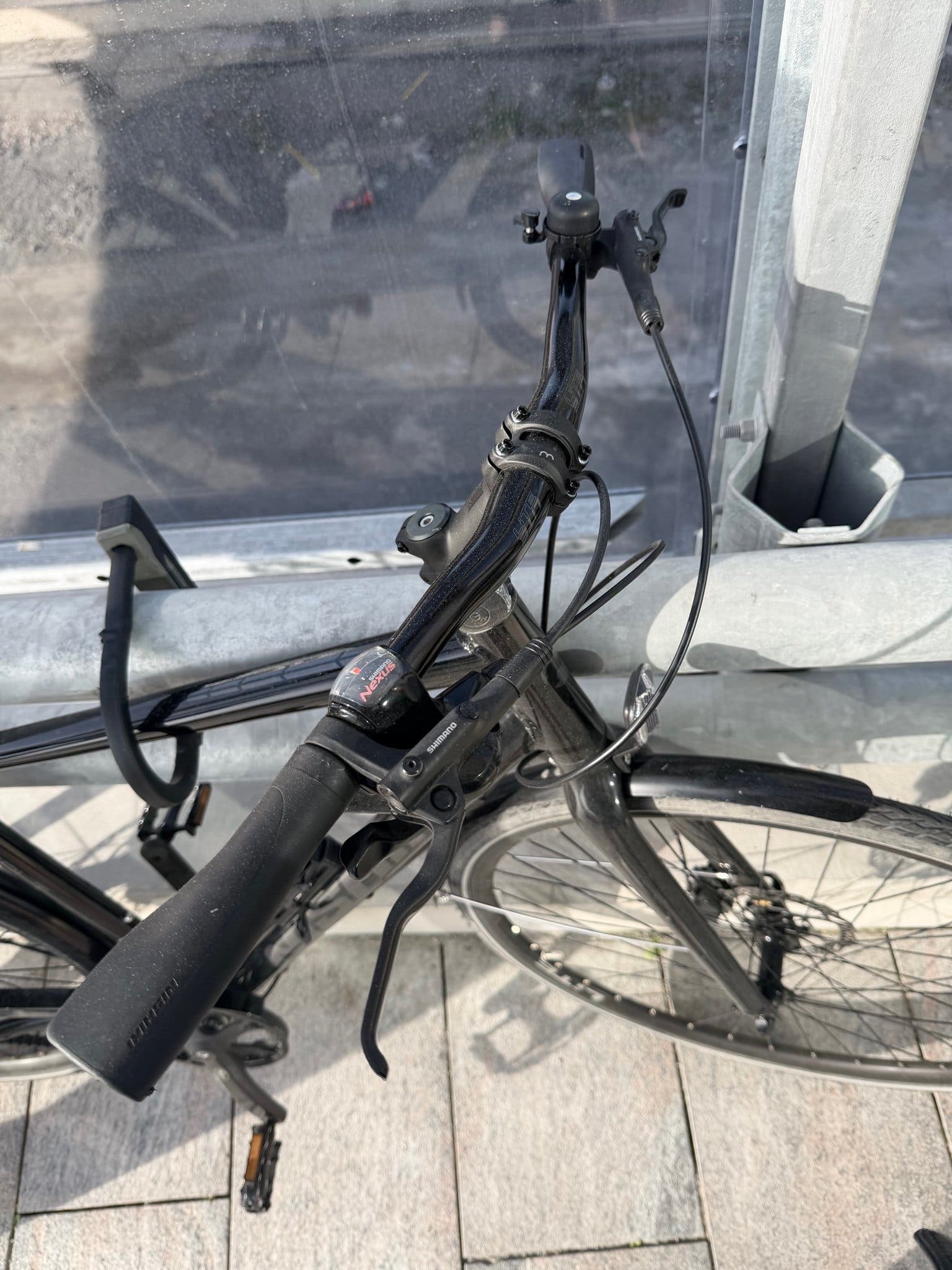 Nishiki Pro BLT – Gates remdrift, Shimano Nexus 8, skivbromsar