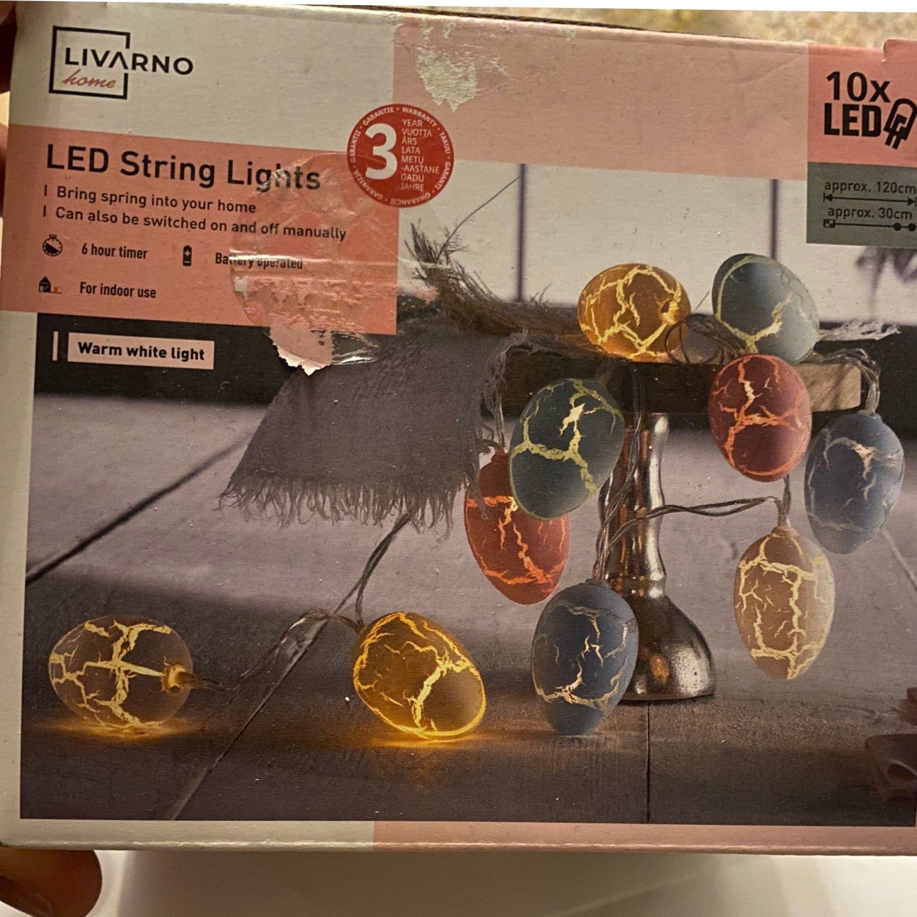 LED Ljusslinga med 10 lampor. Oöppnad