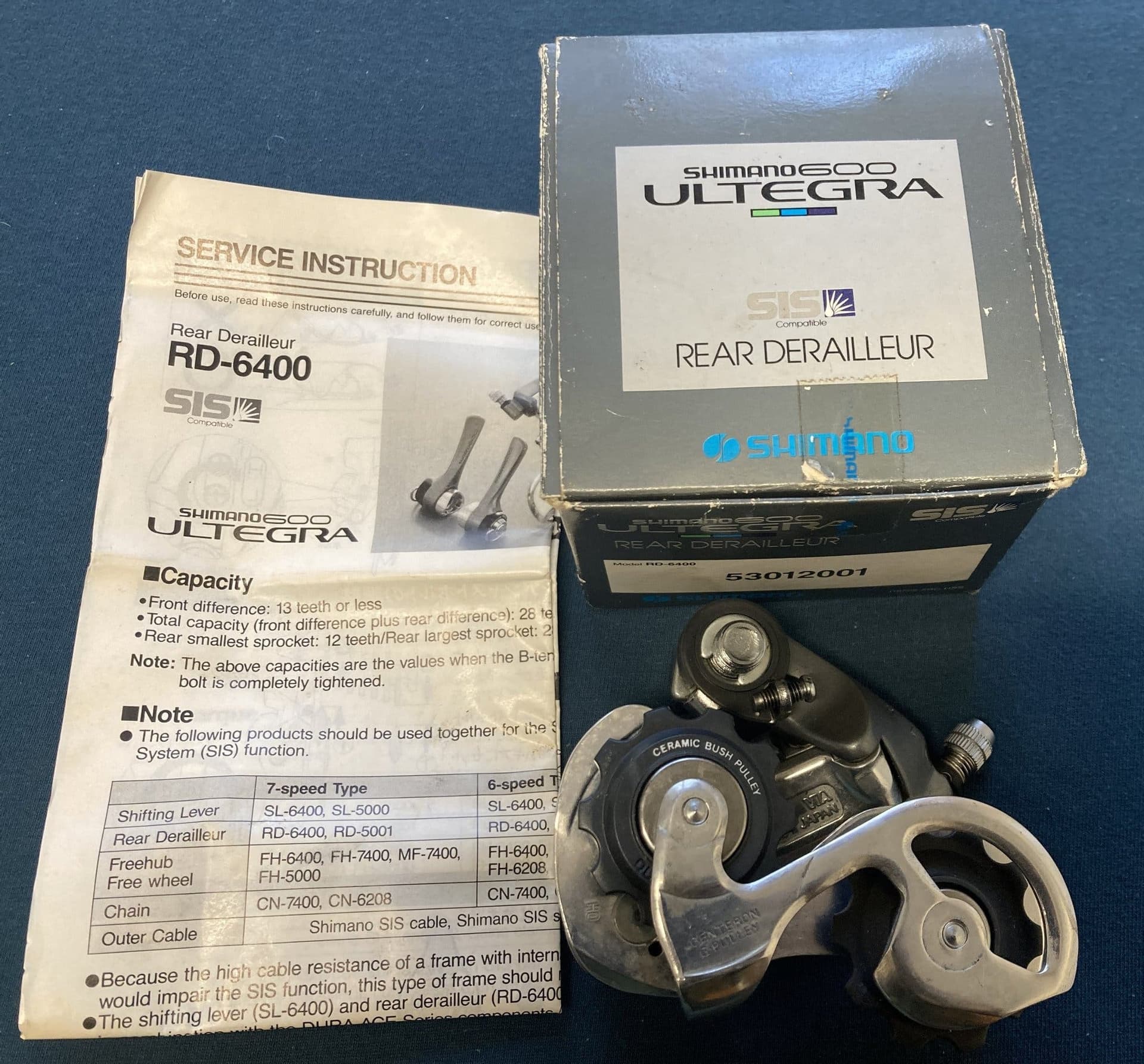 Shimano 600 Ultegra RD-6400 Bakväxel