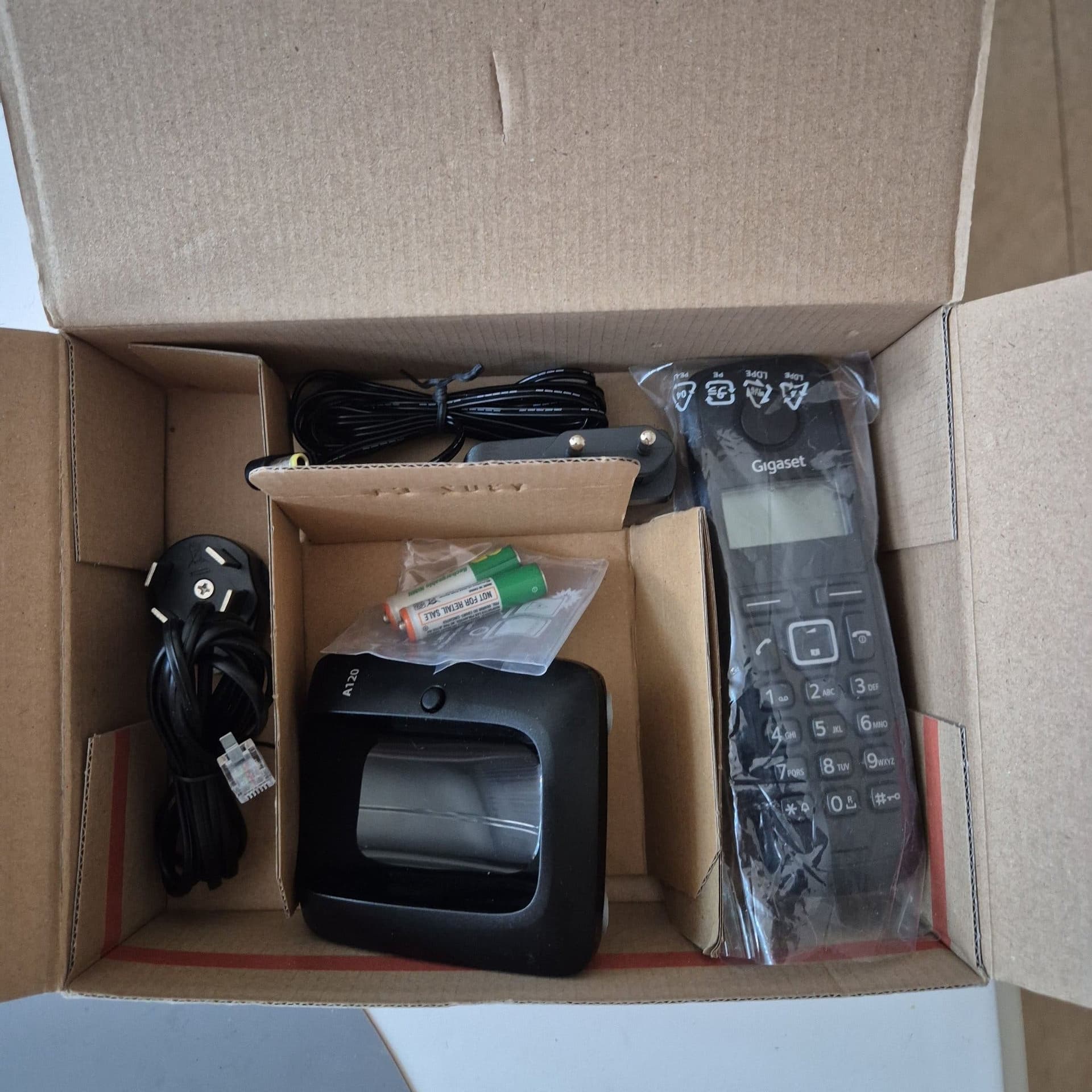 Gigaset A120 trådlös telefon, ny