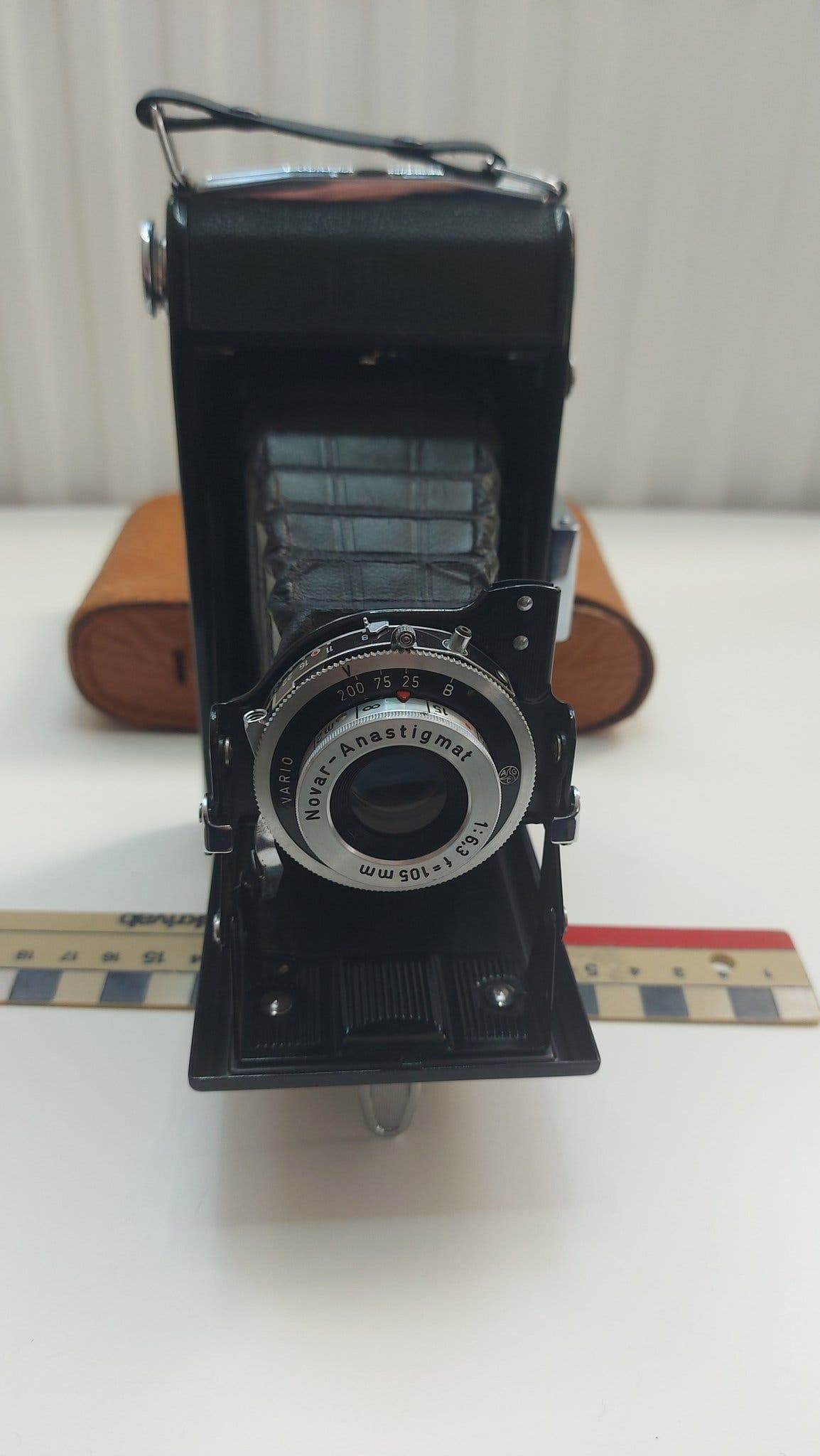 Zeiss Ikon Nettar 515/2 6x9 Novar Anastigmat Fungerar Vintage