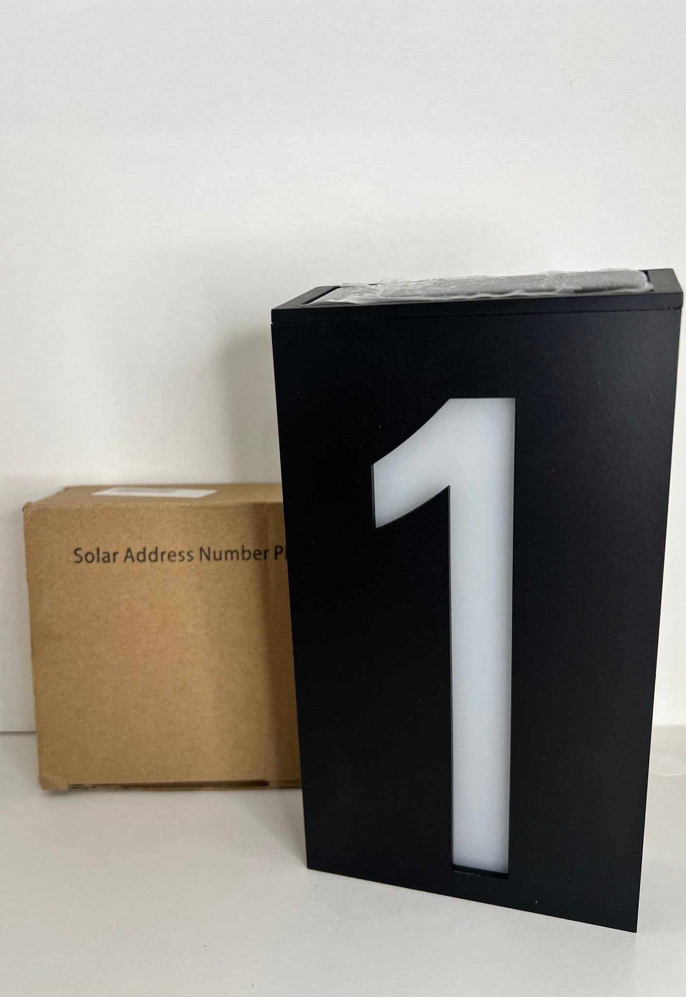 Solcellsdriven Adressnummer 1