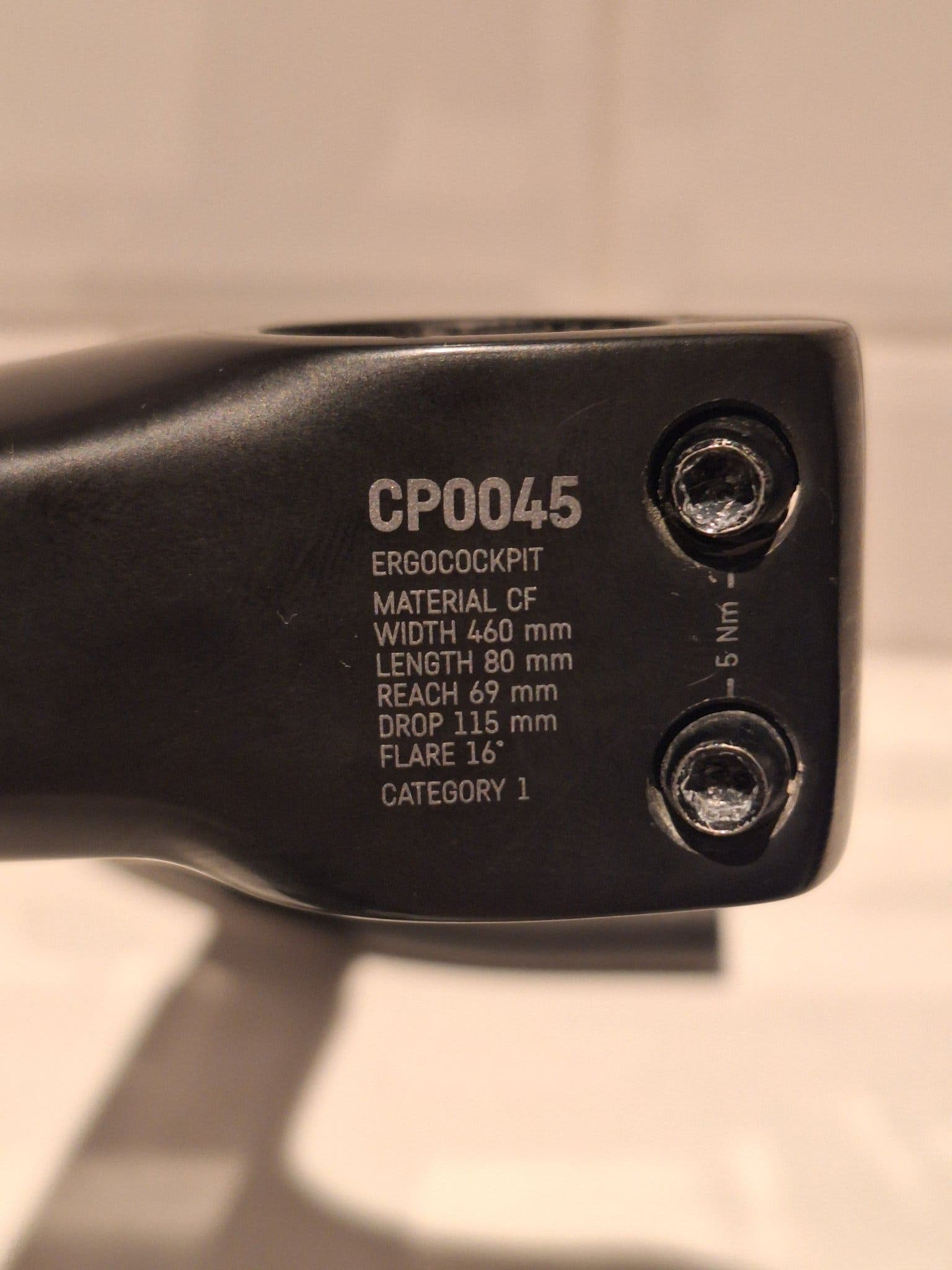 Canyon CP0045 Ergocockpit Styre i Kolfiber