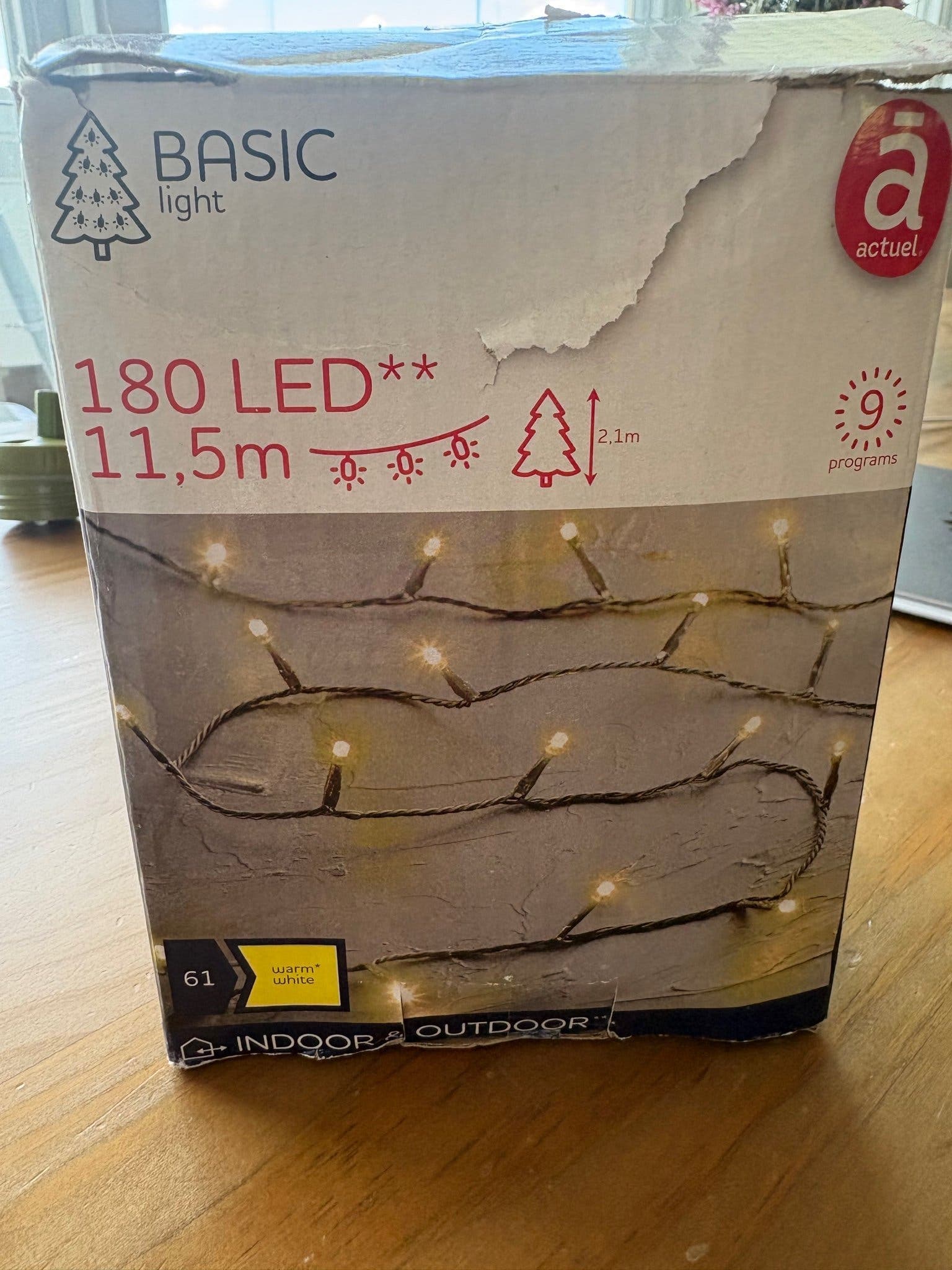 11.5m 180 lED Christmas lights indoor and outdoor