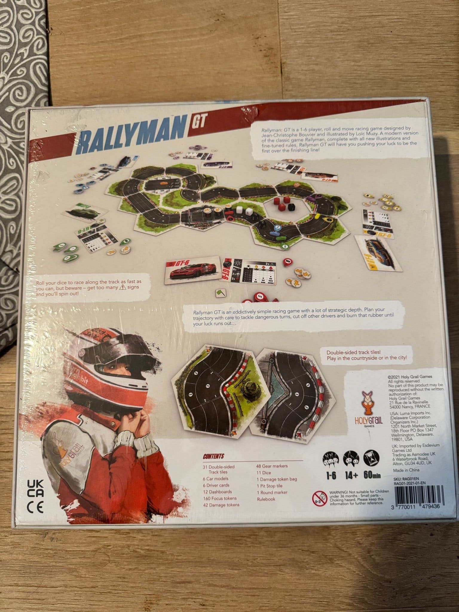 Rallyman: GT brädspel – HELT NYTT & INPLASTAT