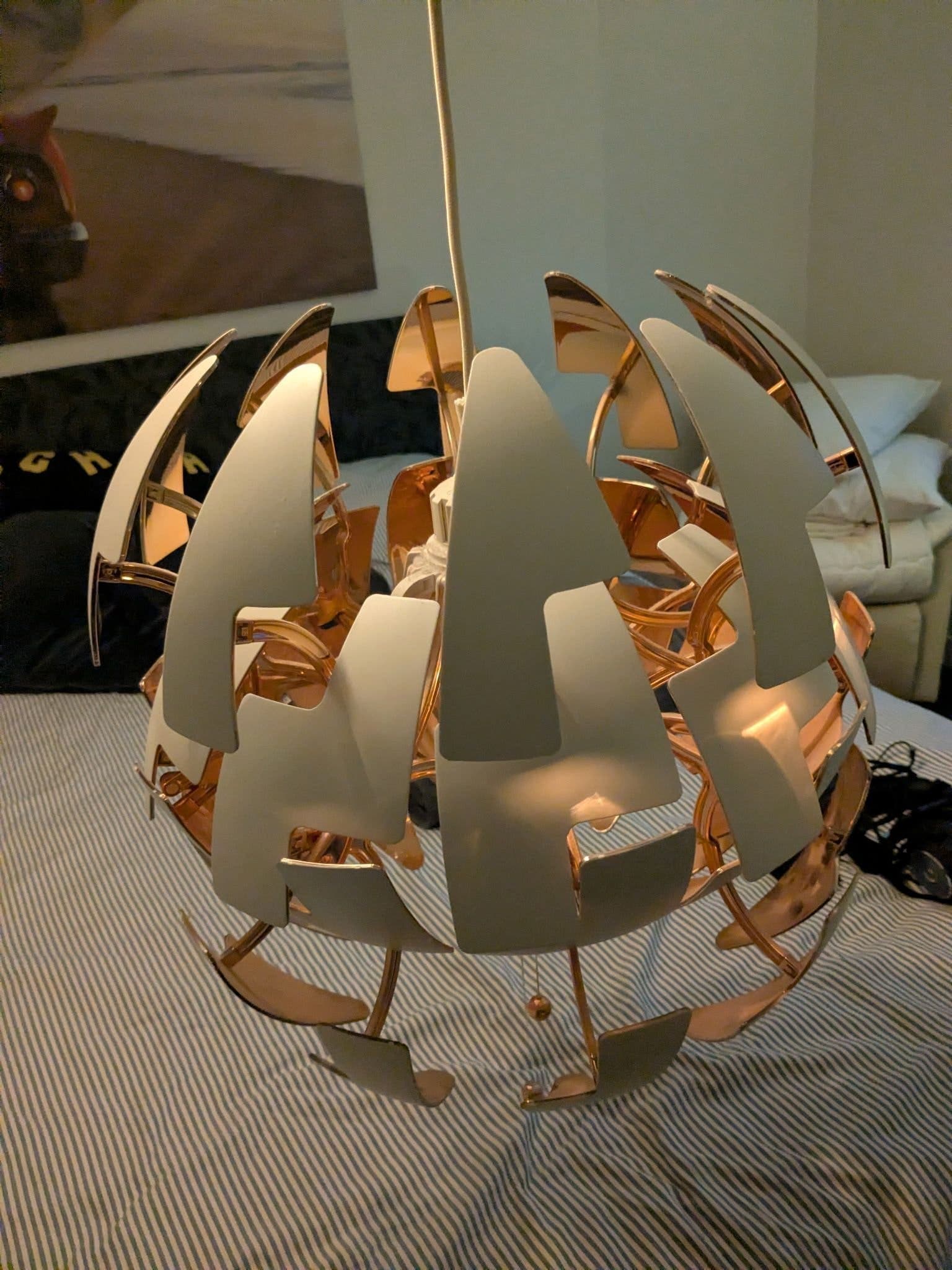 IKEA PS 2014 Taklampa Koppar/Vit