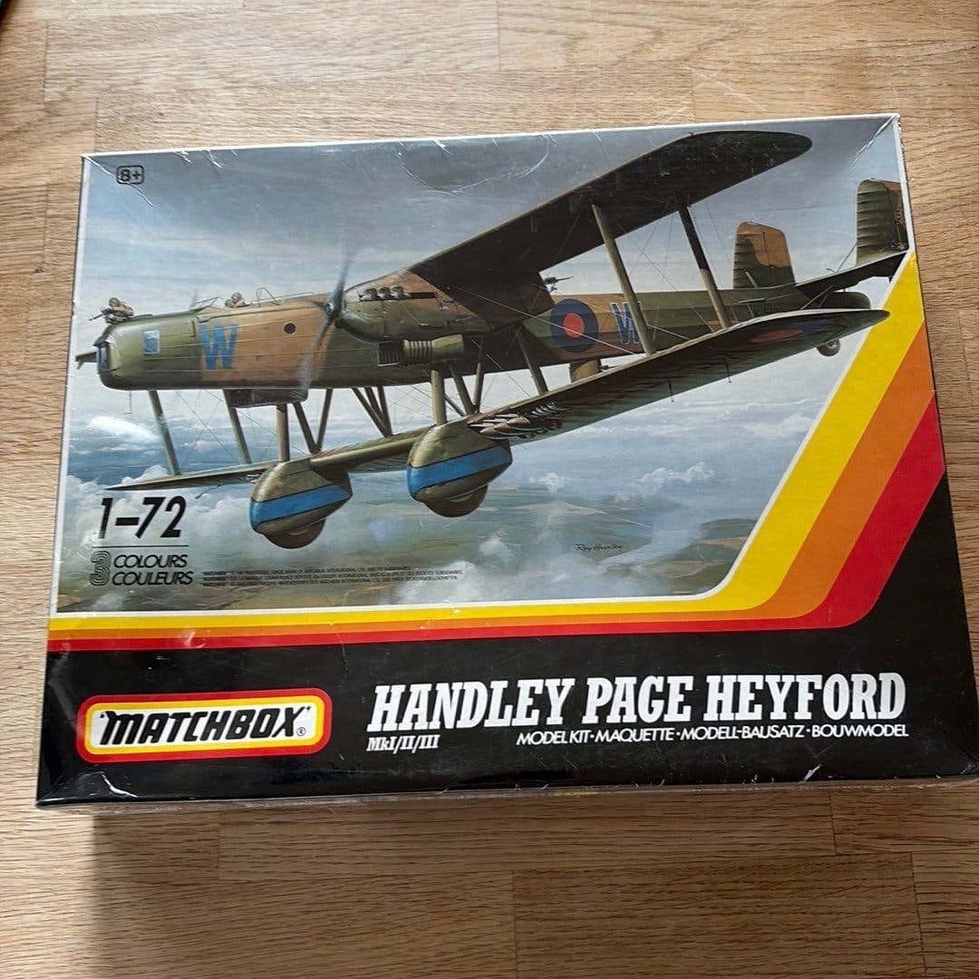 Matchbox Handley Page Heyford 1:72 – PK-605 – NY & FÖRSEGLAD