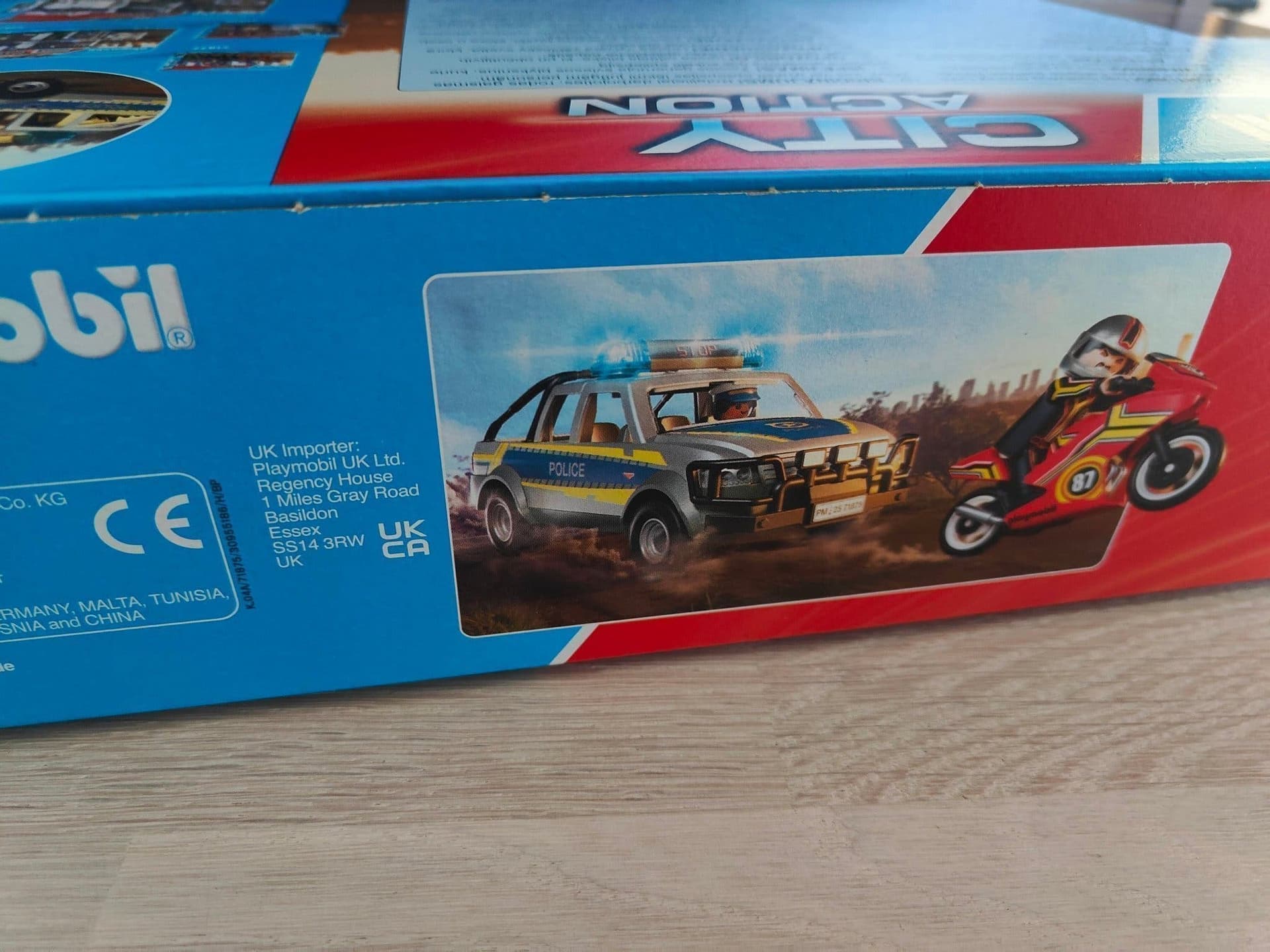 Helt ny! Playmobil City Action Polisbil med Motorcykel