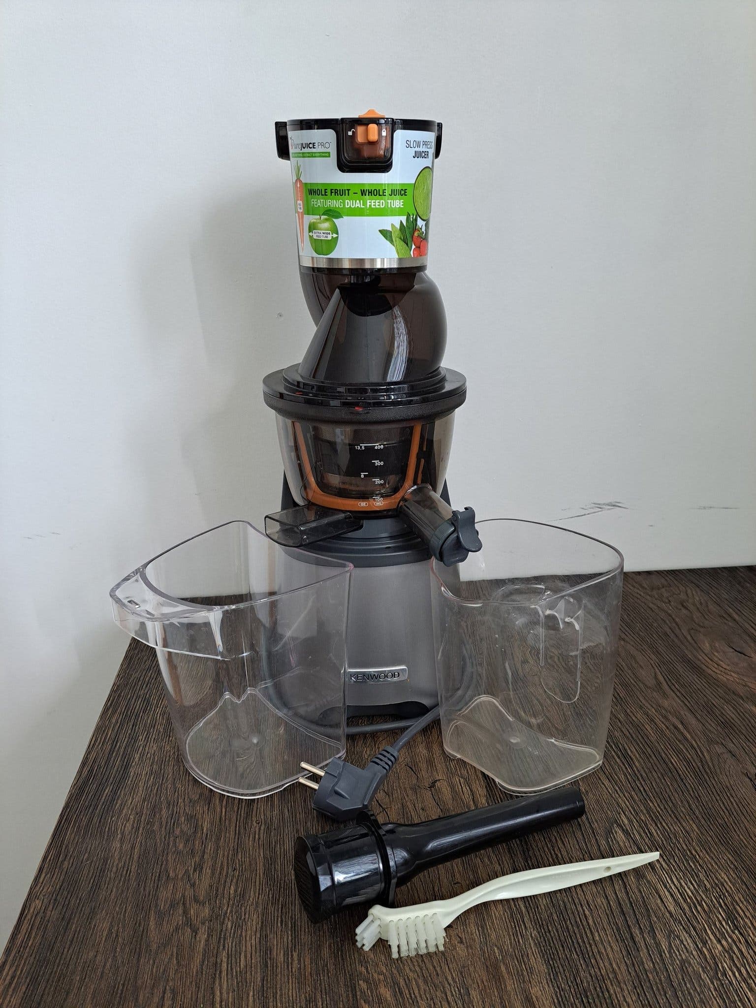 Kenwood JMP800SI slow juicer råsaftcentrifug