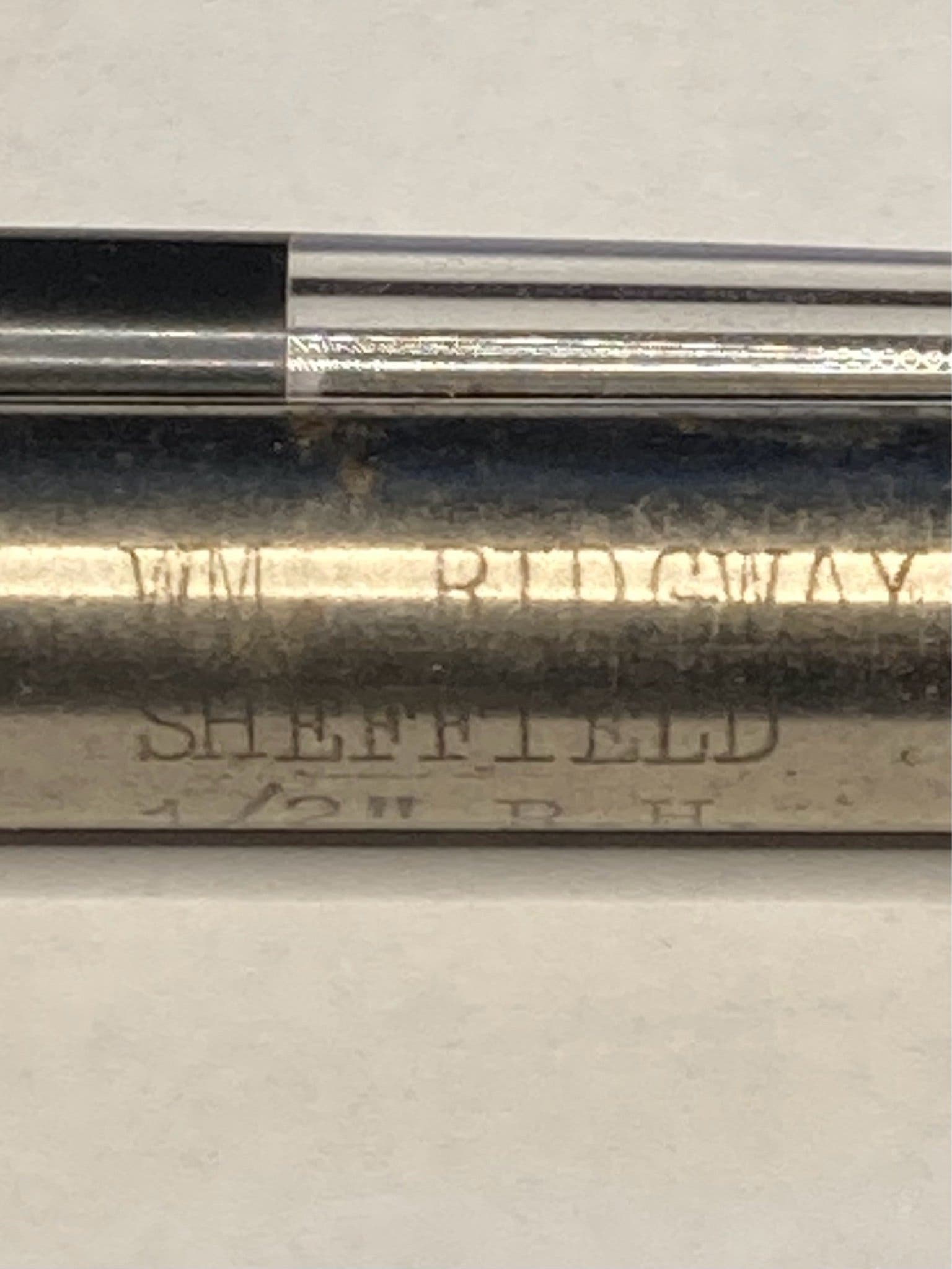 Oanvänd Gängfräs WM Ridgway Sheffield 1/2" RH - För Träsvarvning & Finsnickeri