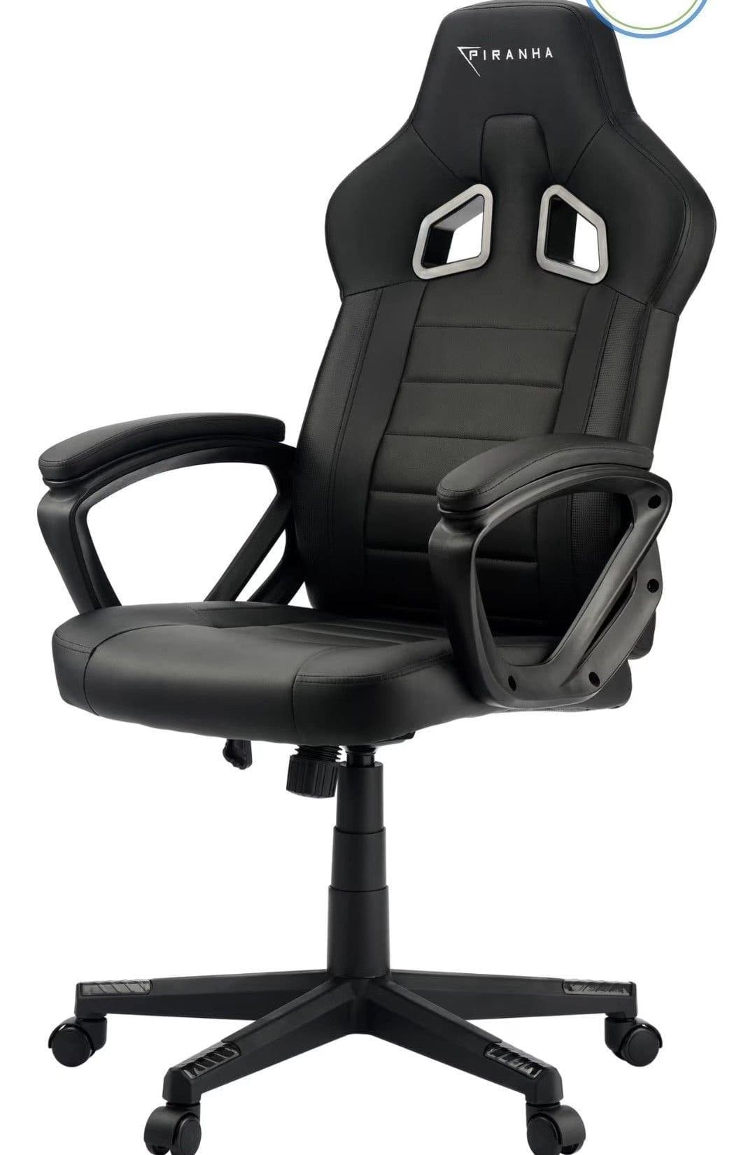 Piranha Gaming Stol Svart