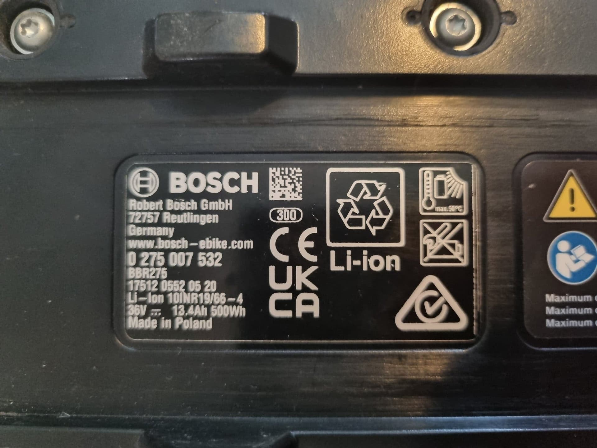 Bosch Batteri - Bosch PowerPack 500 batteri med laddare