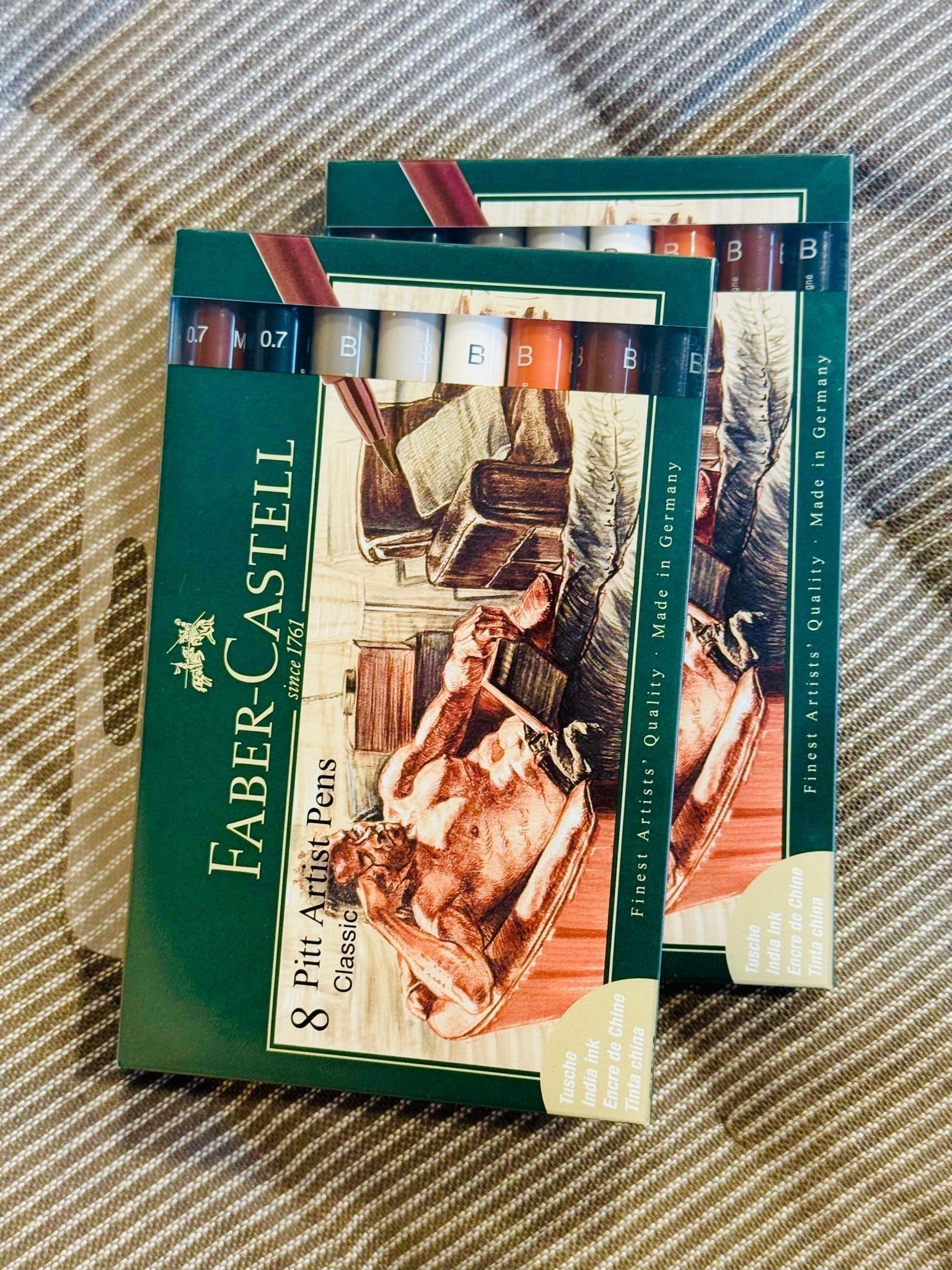 2 x Faber-Castell PITT Artist 8-pack Classic