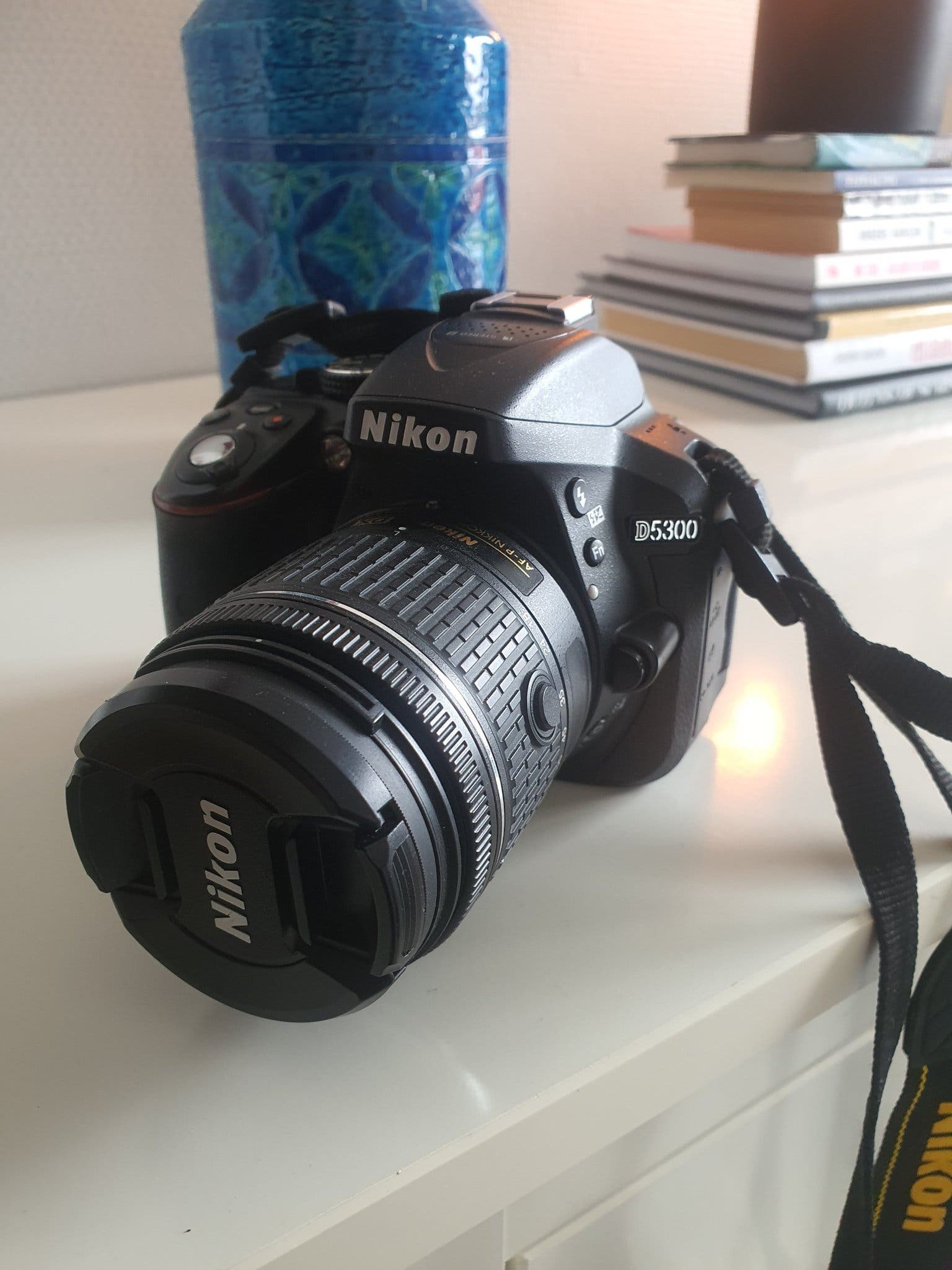 Nikon D5300 systemkamera med Tamron-objektiv