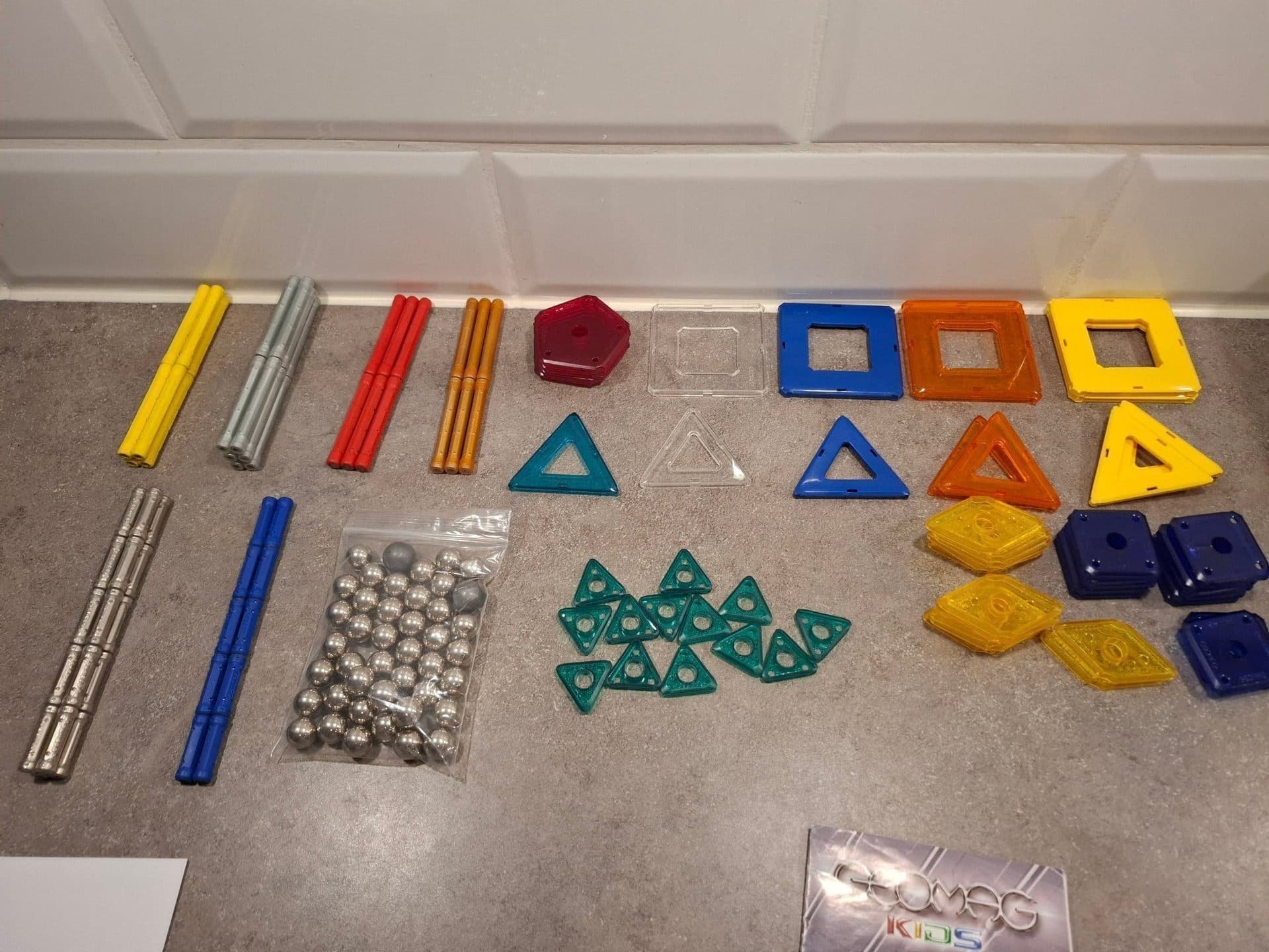 Geomag Kids Color 3- Magnetiskt Byggset 161 delar