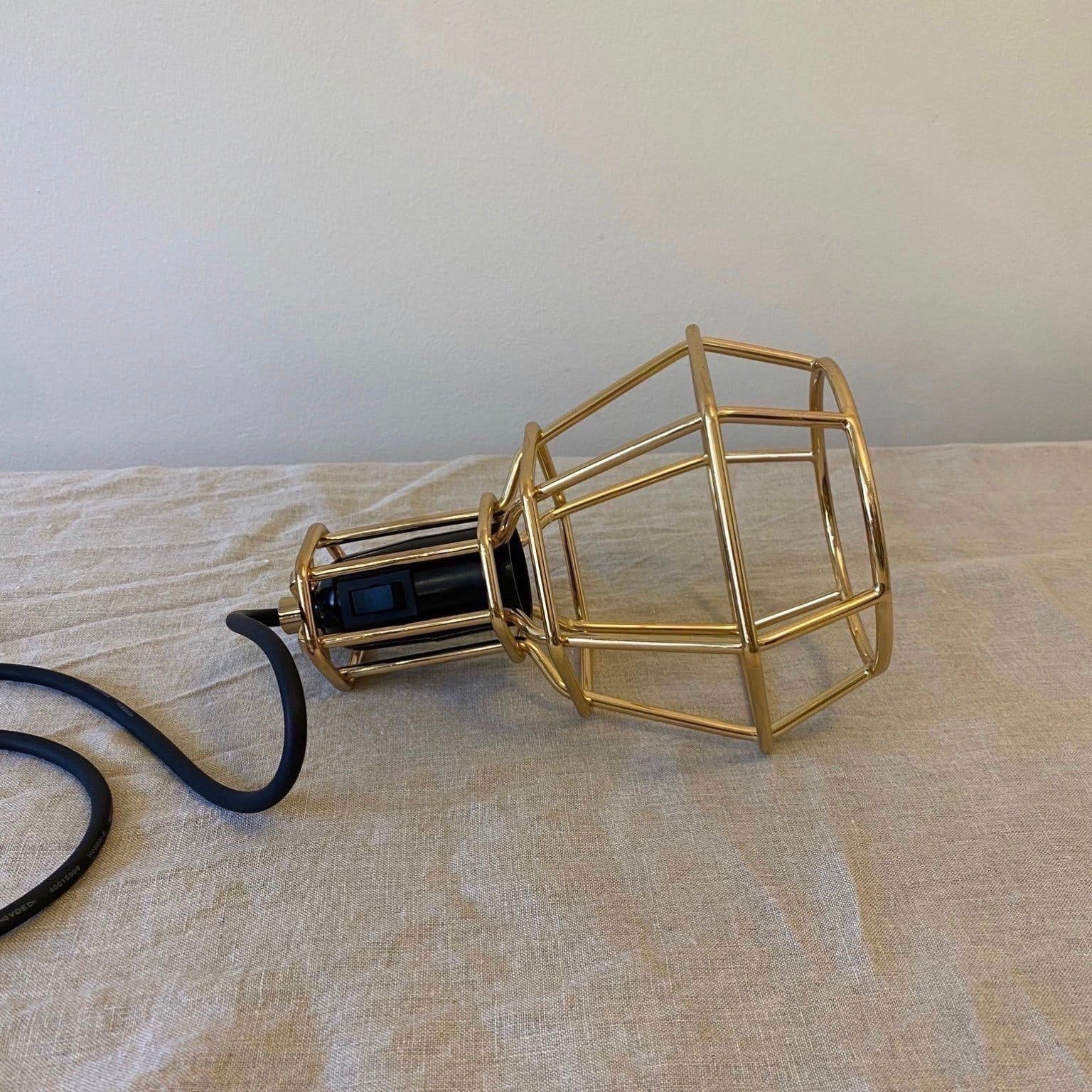 Design House Stockholm Work Lamp Gold 24K • Taklampa • Bordslampa • Vägglampa