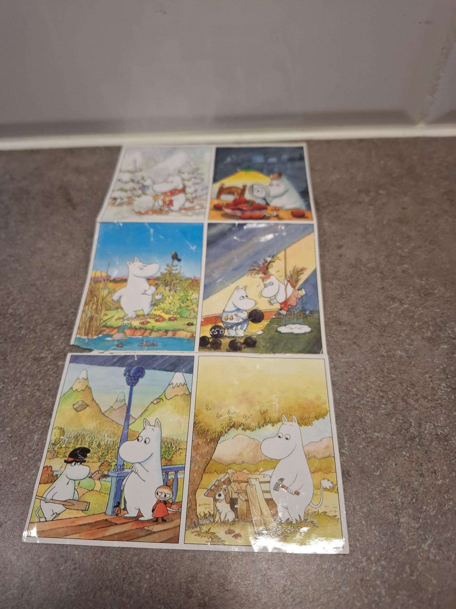 Mumin kubpussel i trä