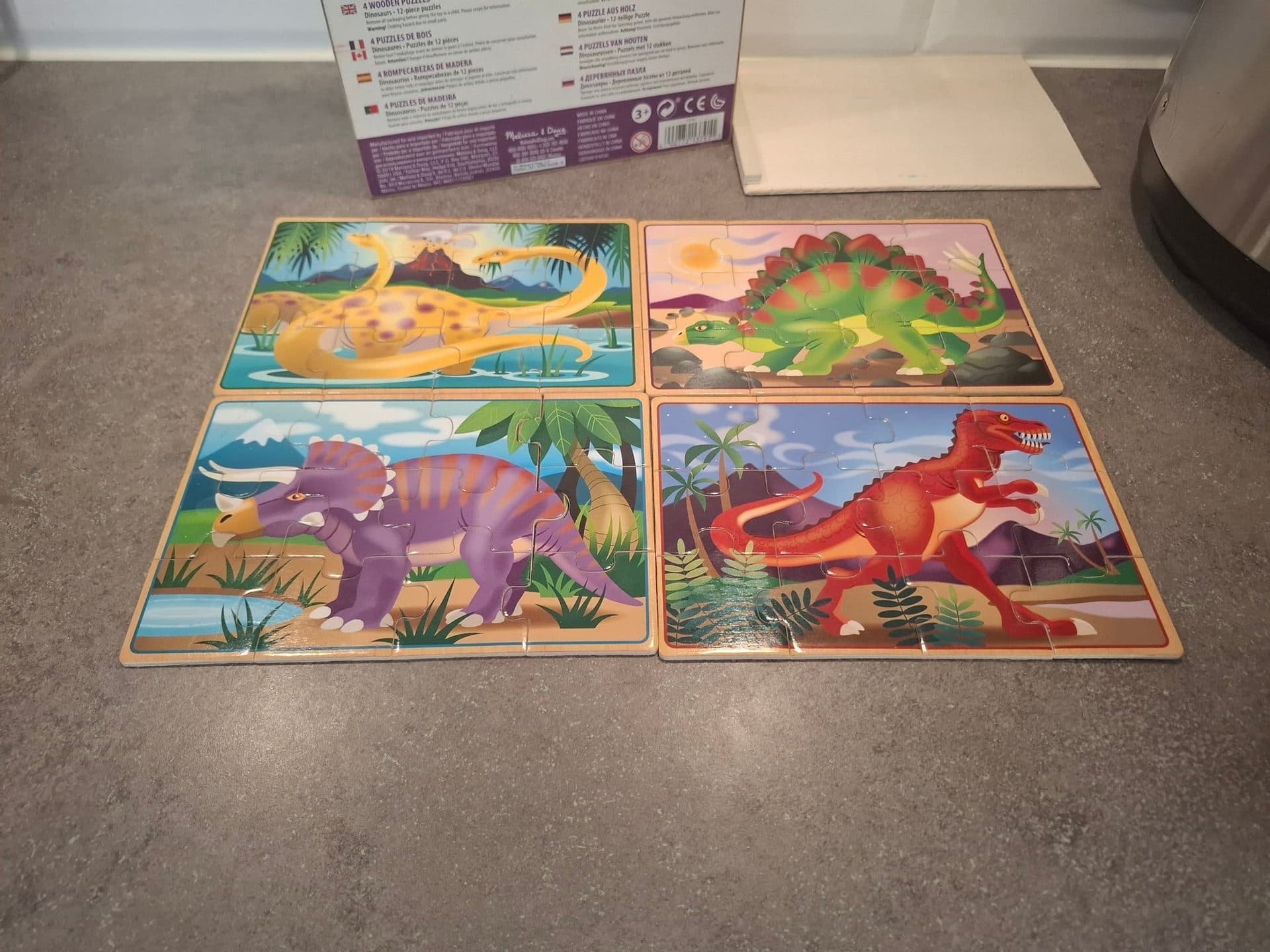 Melissa & Doug Träpussel Dinosaurier