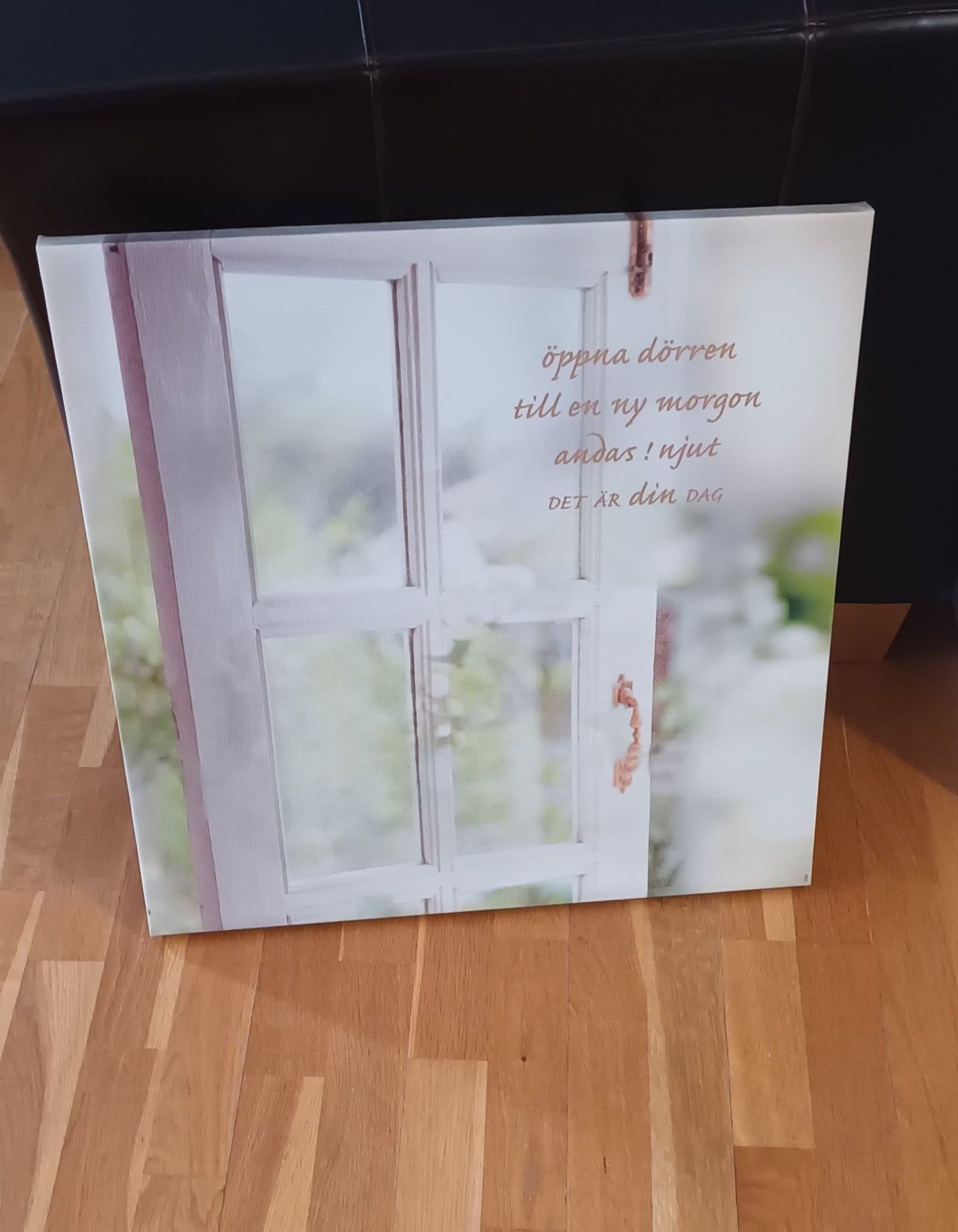Canvastavla från Kreativ insikt ca 60x60cm