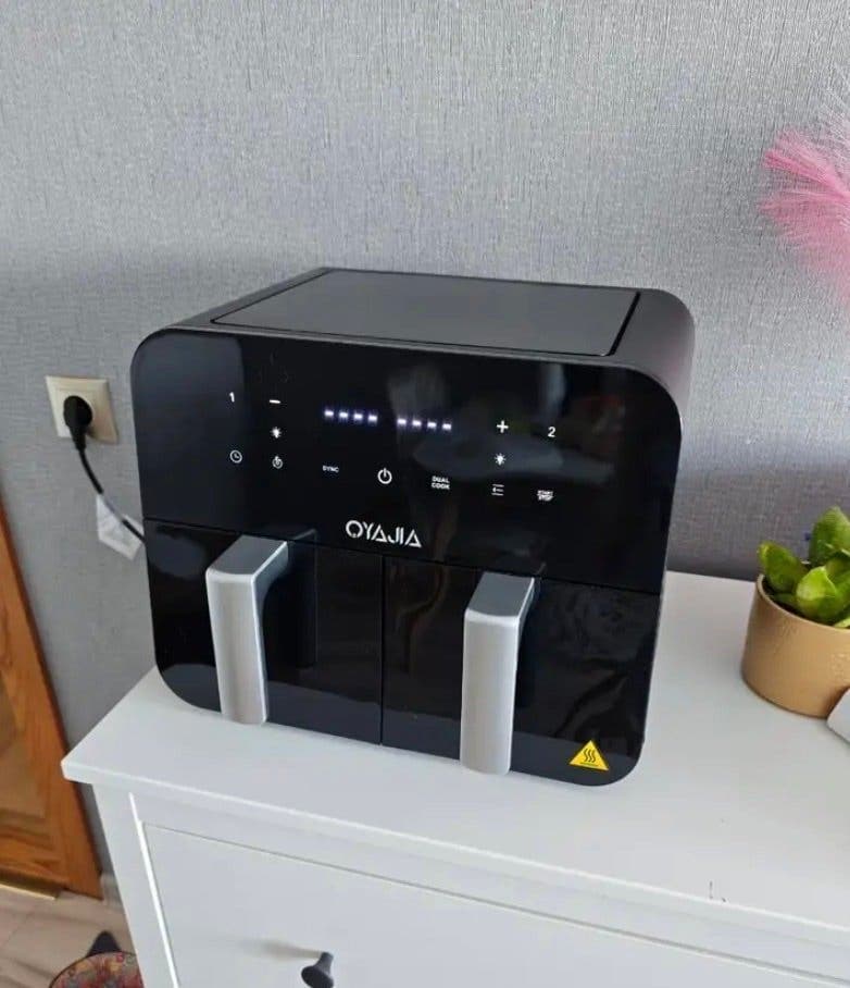 Airfryer Dubbelkorg 10L – 2×5L, Sync Finish, Digital – Mycket fint skick